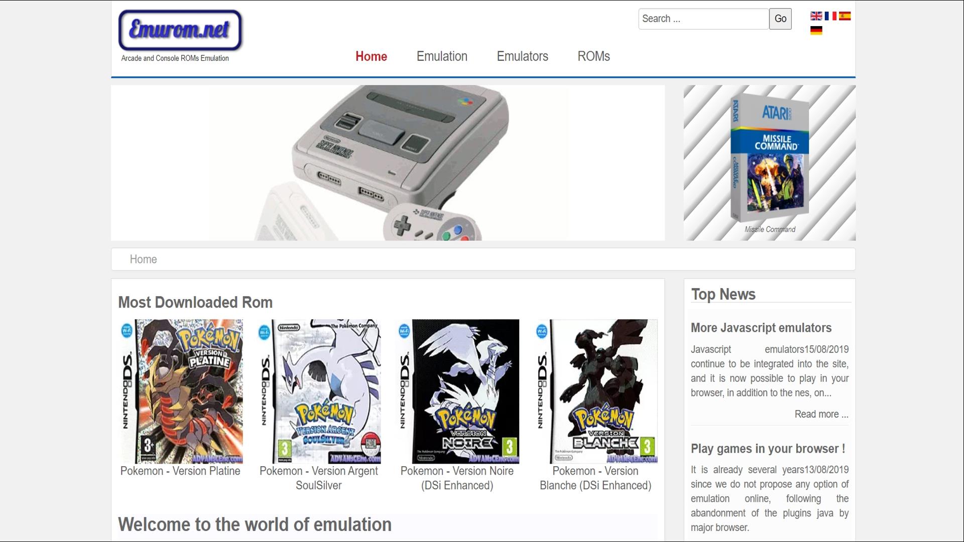 SNES ROMs Download - Free Super Nintendo Entertainment System Games -  ConsoleRoms