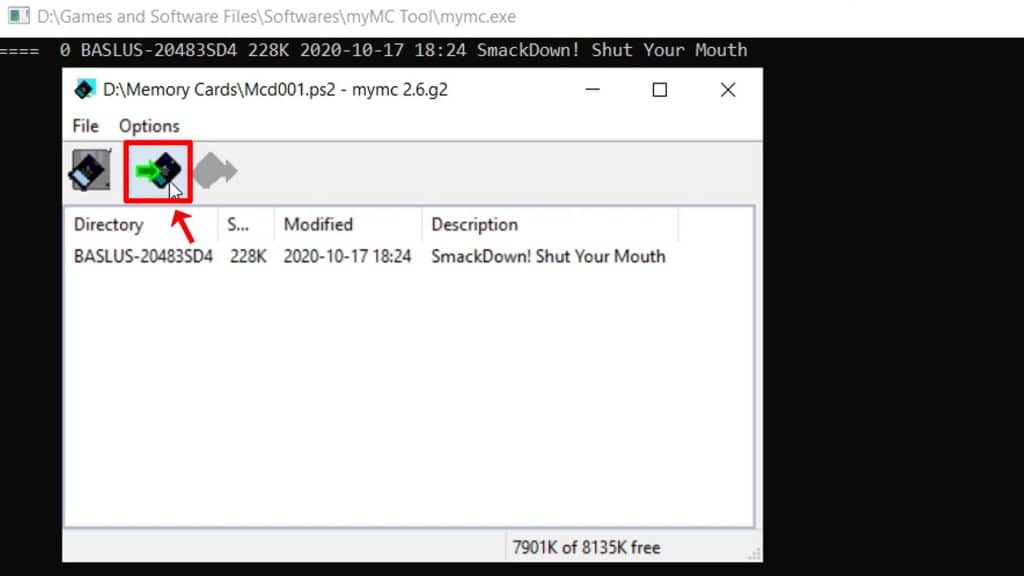 How To Use mymc, a PS2 Memory Card Image Utility - SafeROMs