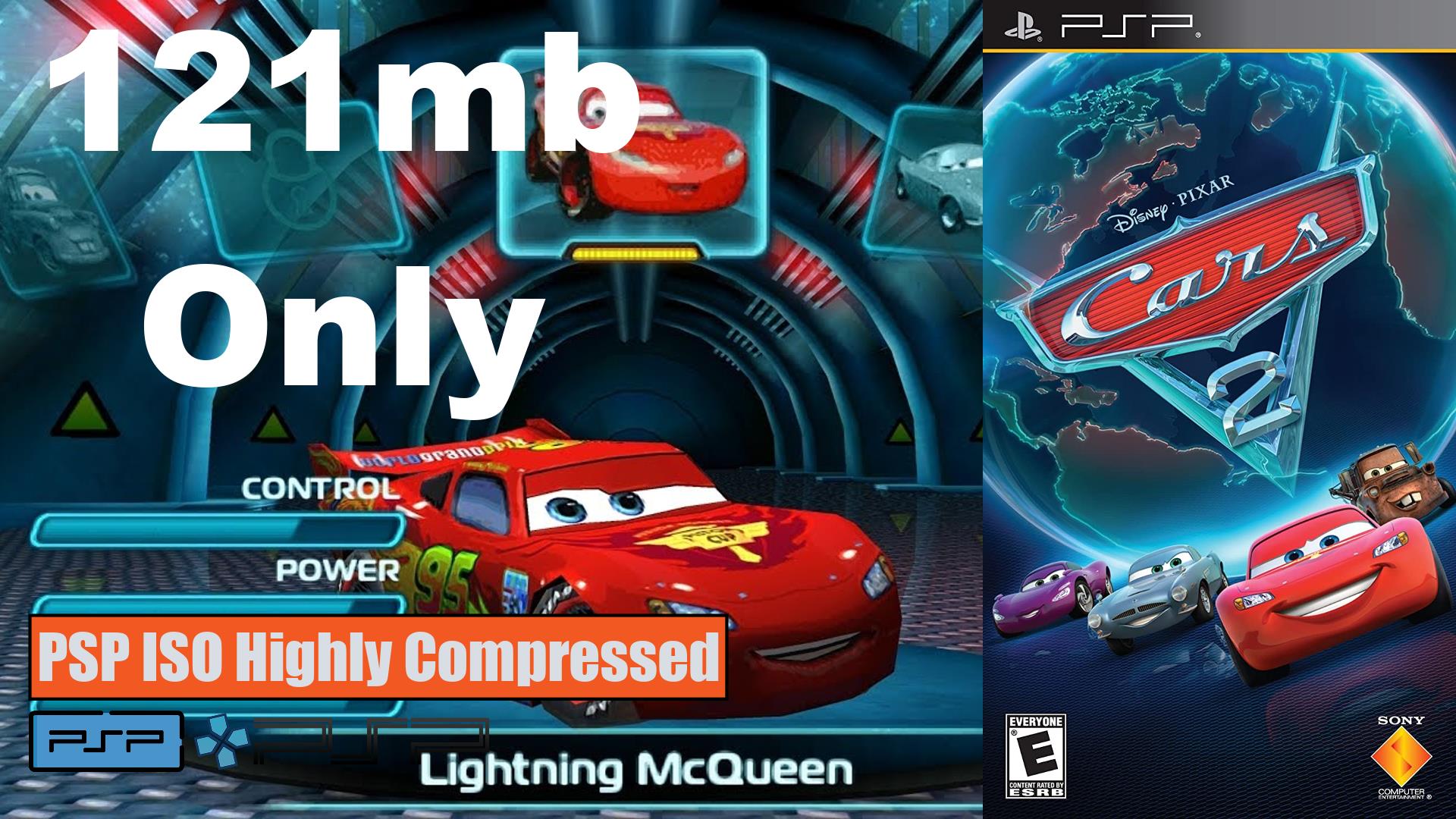 Cars 2 PSP ISO Highly Compressed