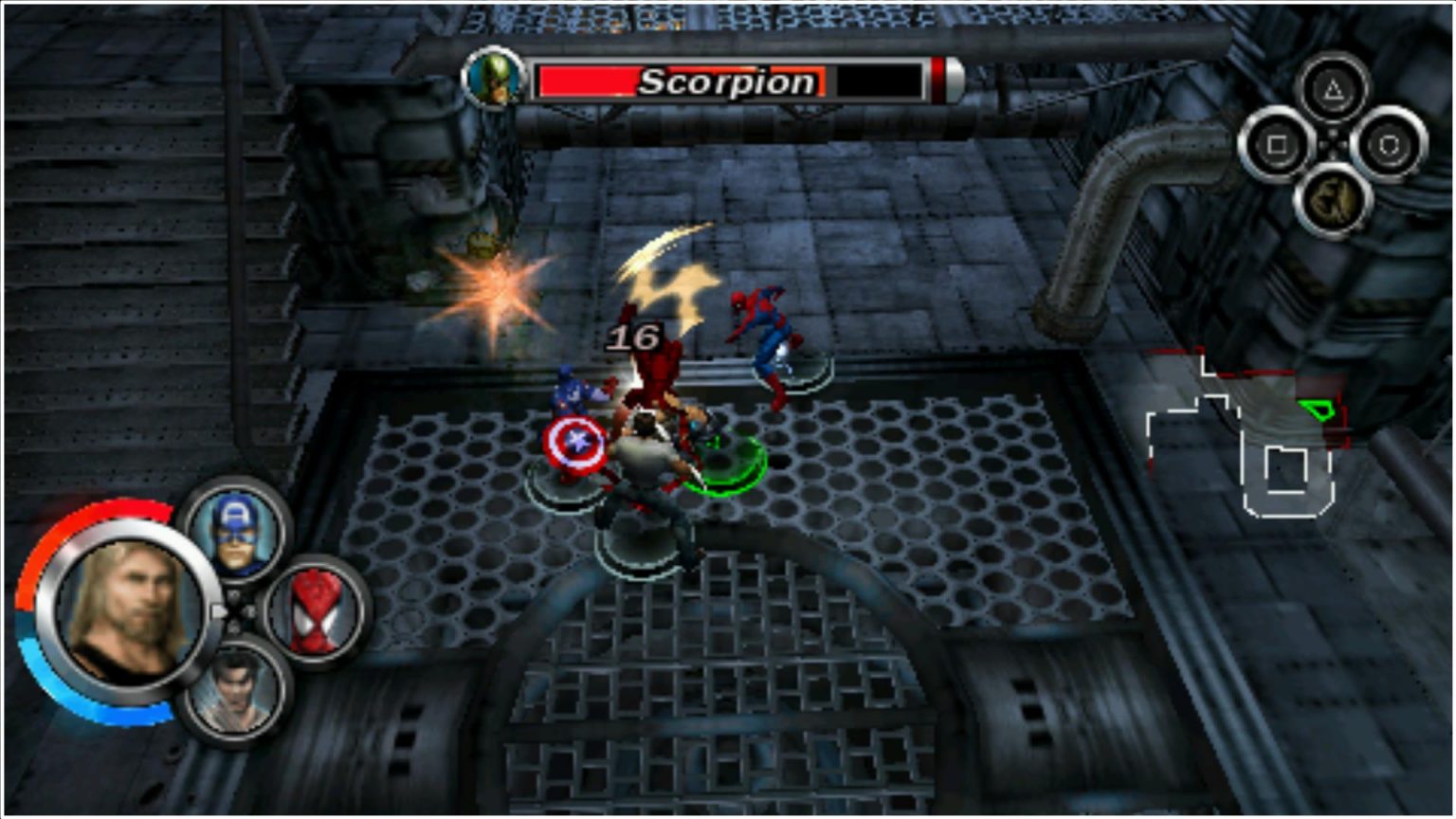 Marvel Ultimate Alliance PSP ISO Highly Compressed SafeROMs