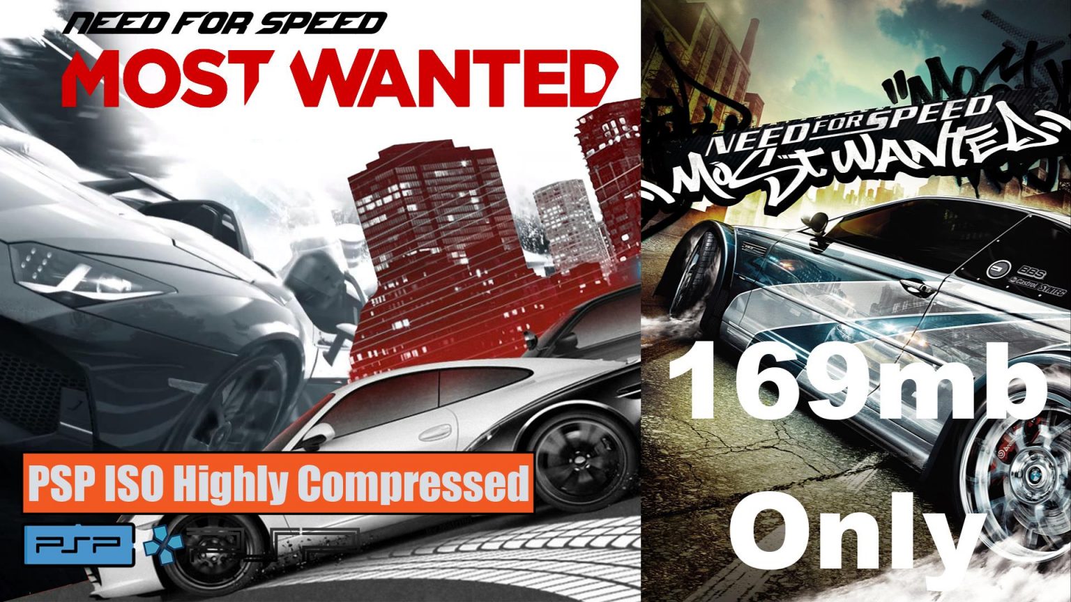 Need for Speed Most Wanted PSP ISO Highly Compressed SafeROMs