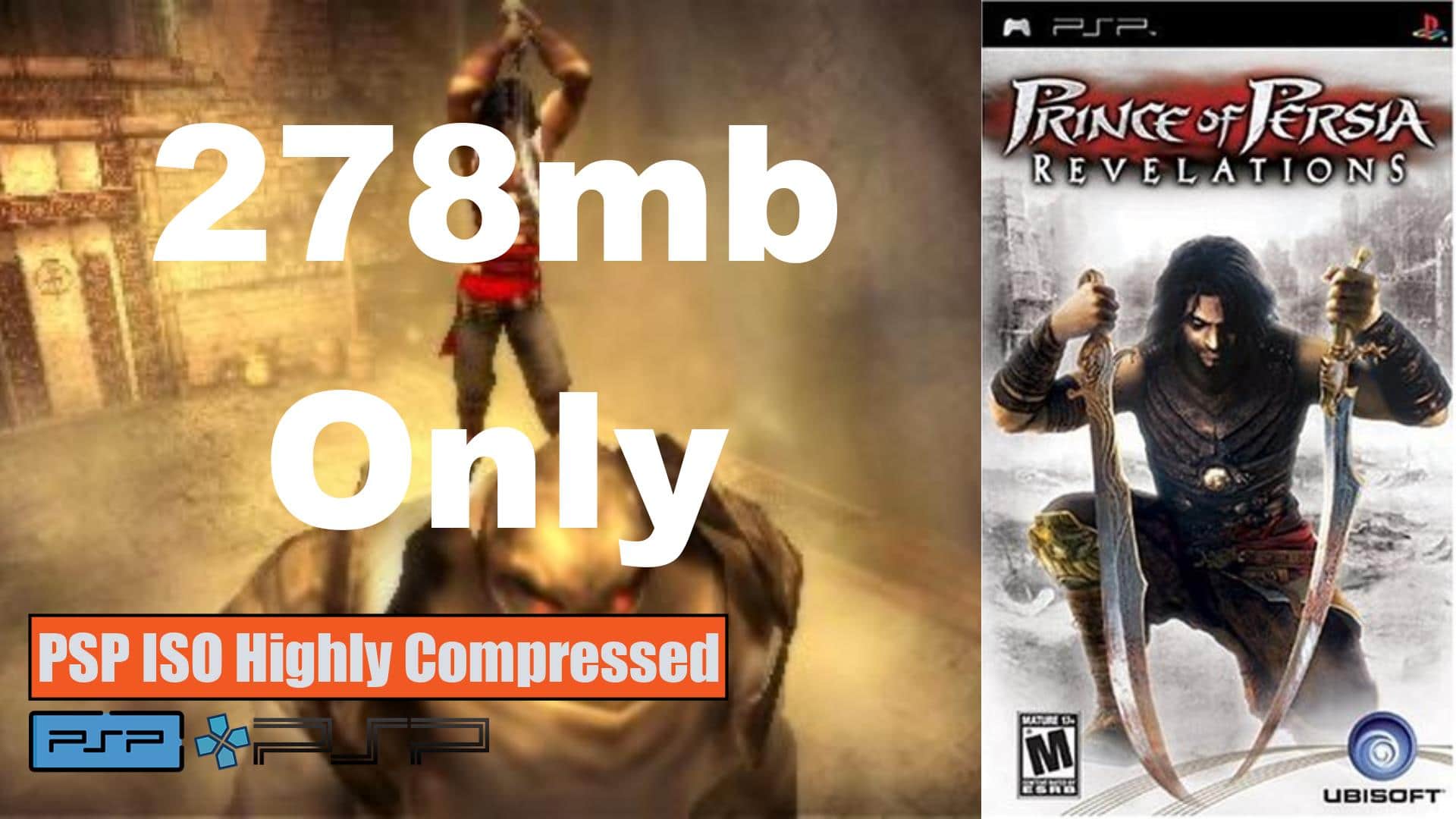 Prince of Persia Revelations PSP ISO Highly Compressed - SafeROMs