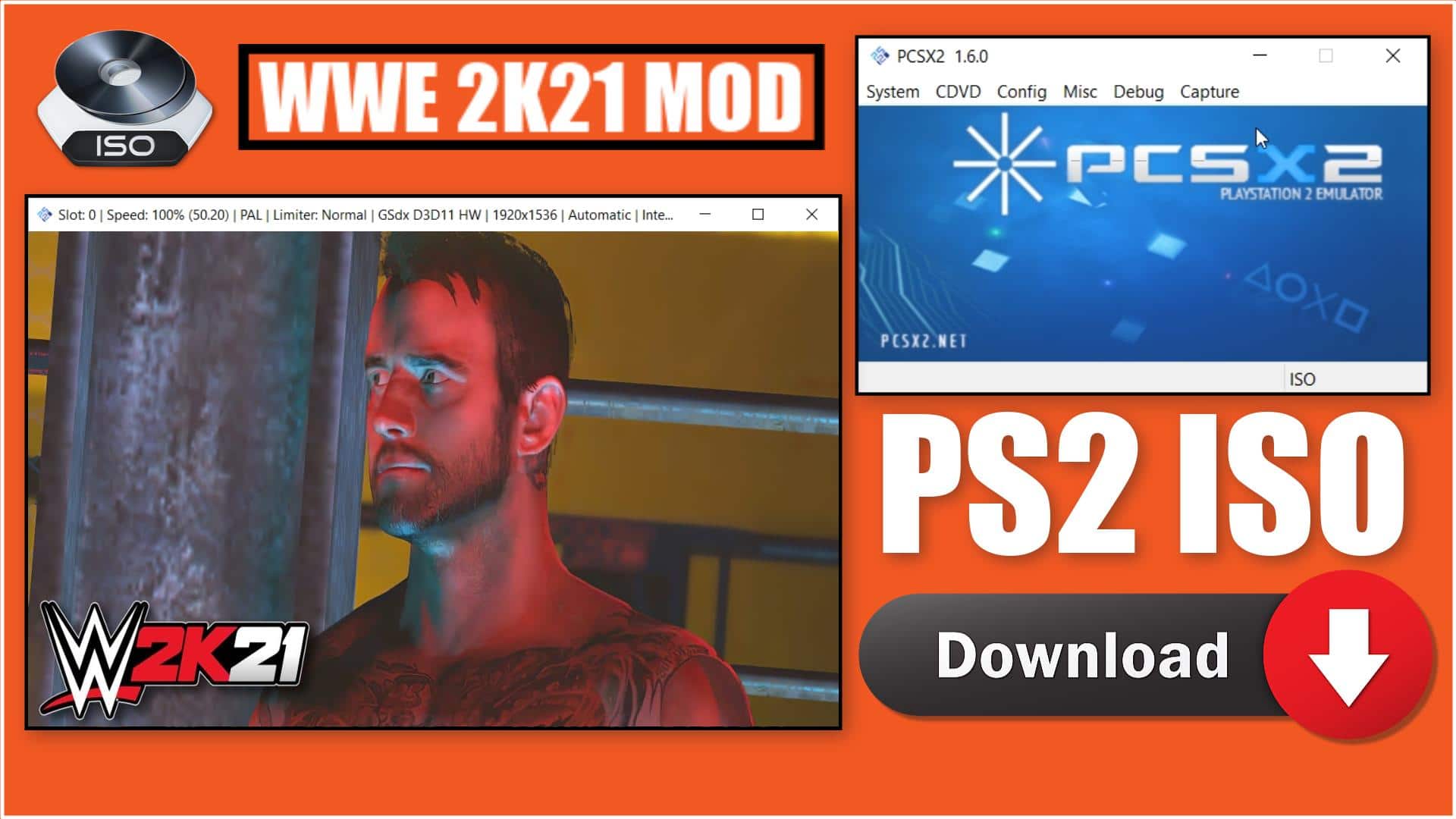 WWE 2K21 PS2 ISO
