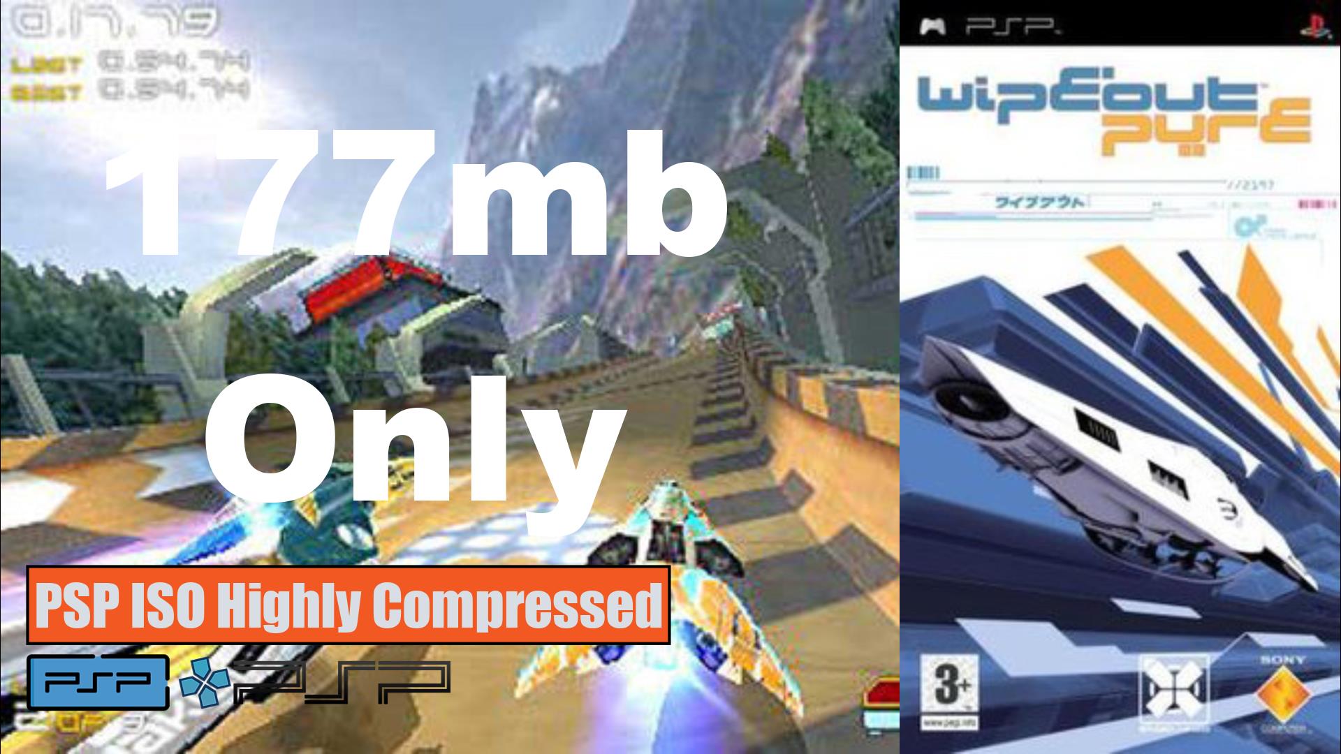 Wipeout Pure PSP ISO Highly Compressed