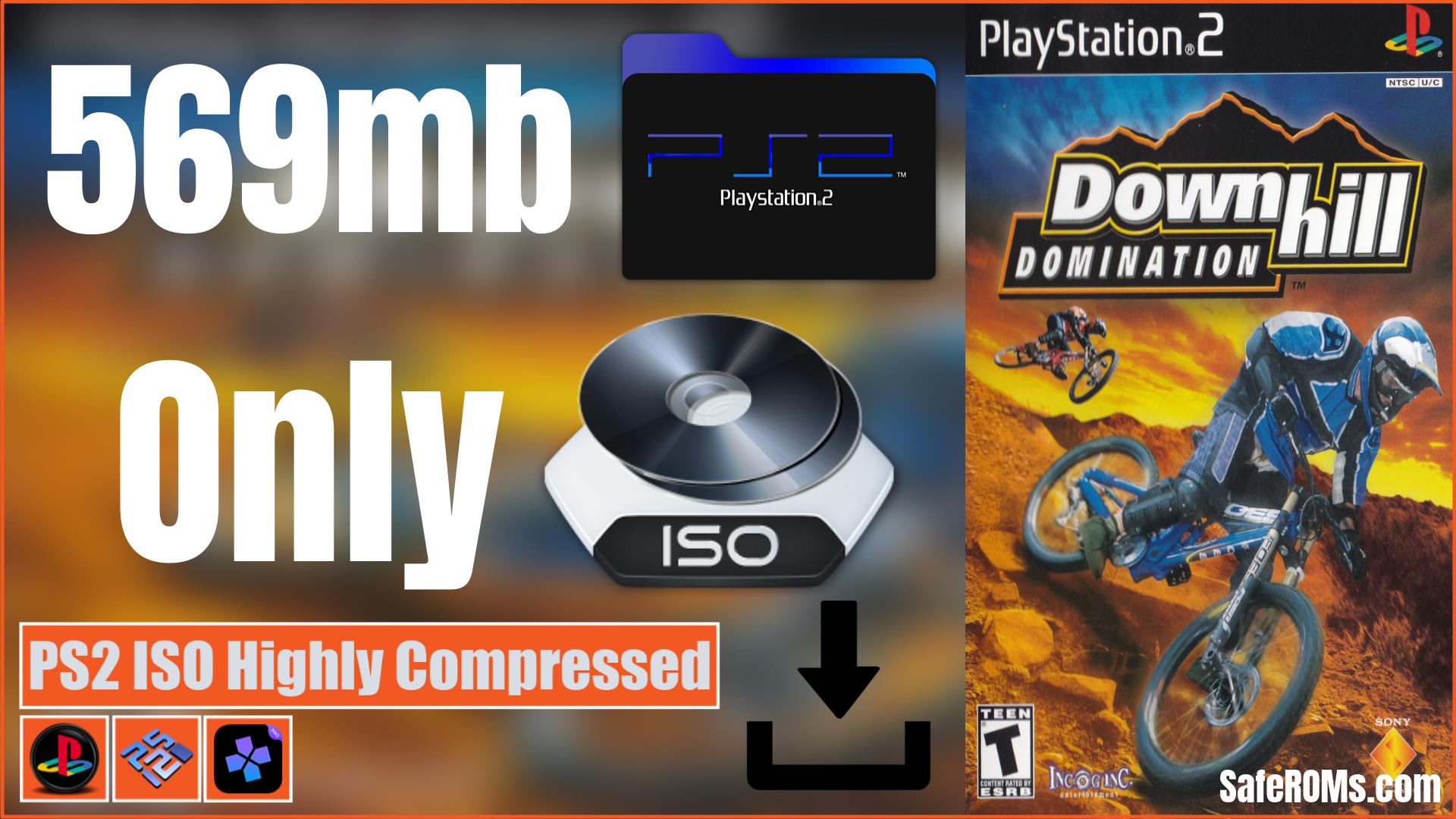 Downhill Domination PS2 ISO Highly Compressed Download