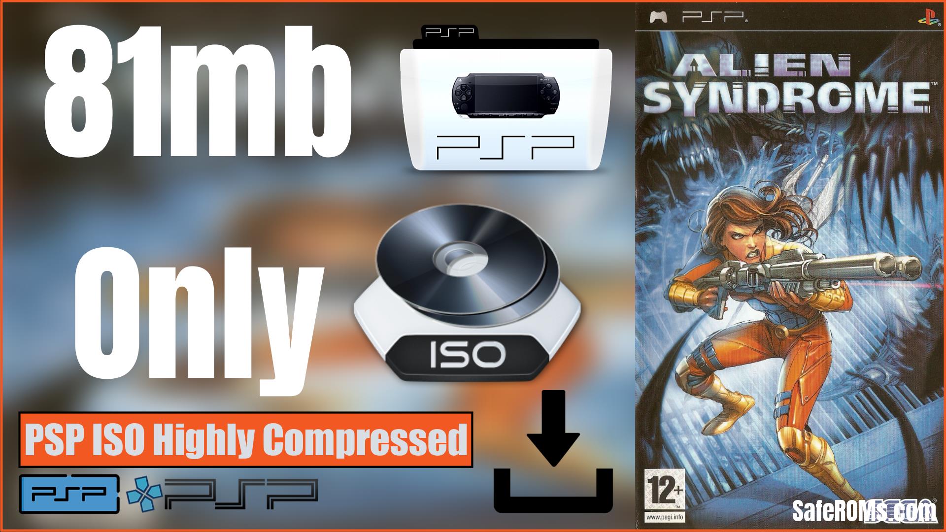 Alien Syndrome PSP ISO Highly Compressed