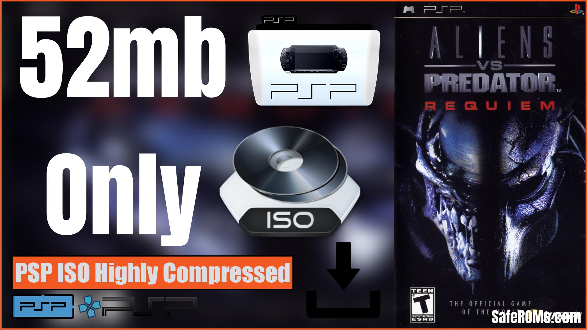 Aliens vs Predator Requiem PSP ISO Highly Compressed