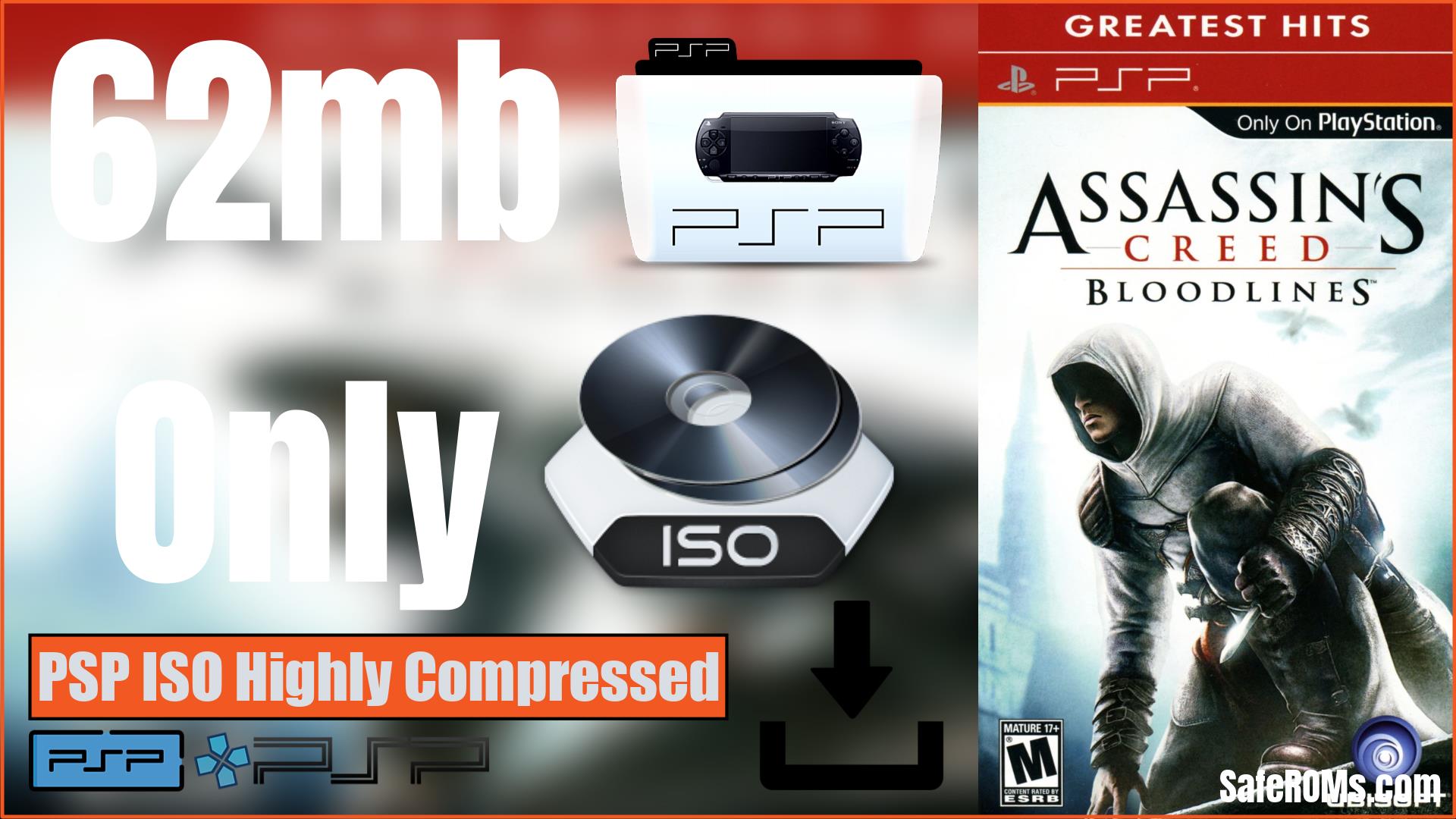 Assassins Creed Bloodlines PSP ISO Highly Compressed - SafeROMs