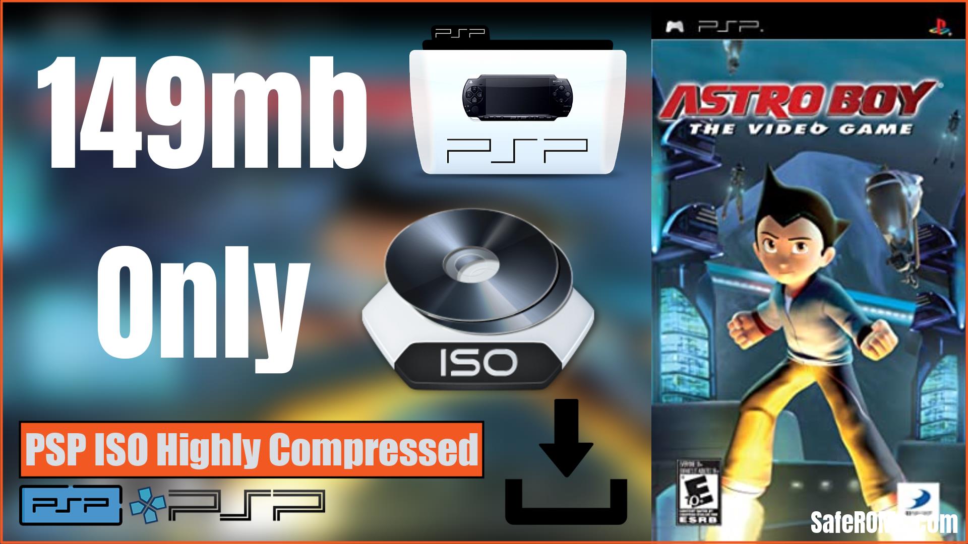 Astro Boy The Video Game PSP ISO Highly Compressed