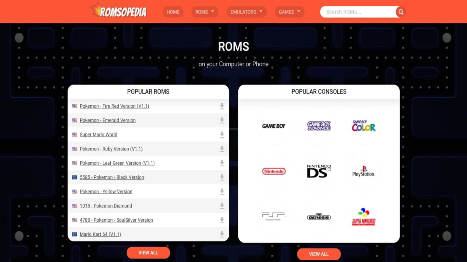 50 Best Safe ROM Sites To Download ROMs & Emulators (2022) SafeROMs