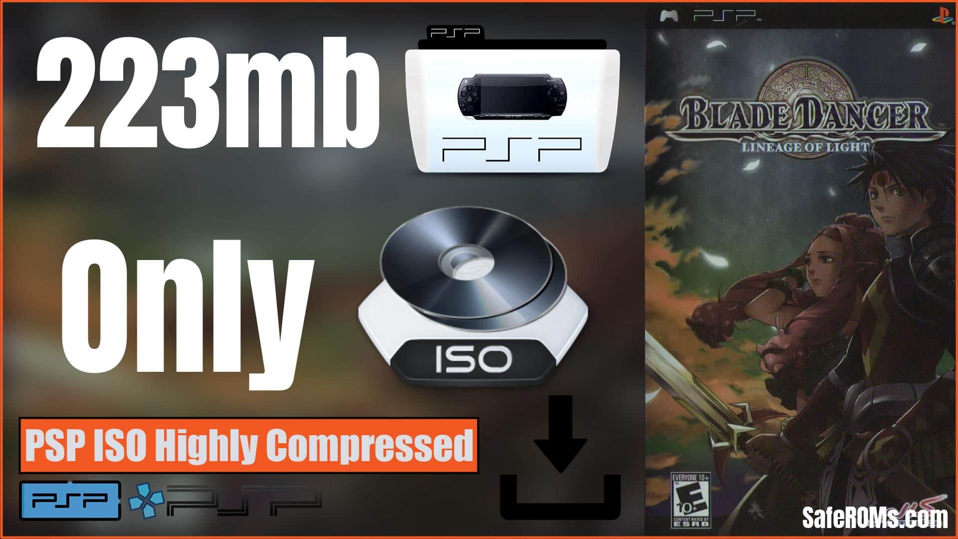 Blade Dancer Lineage of Light PSP ISO Highly Compressed