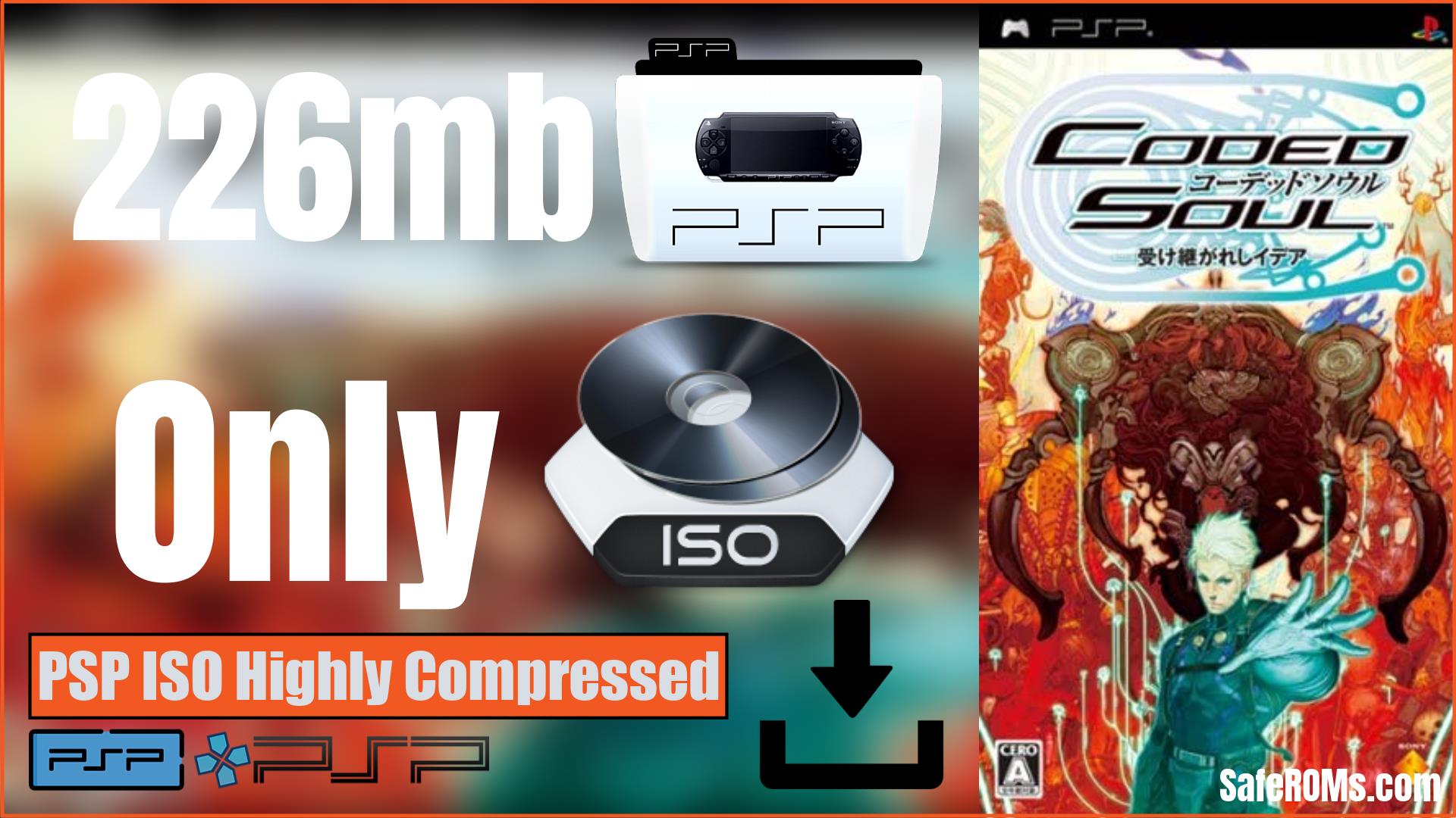 Coded Soul Uketsugareshi Idea PSP ISO Highly Compressed Download