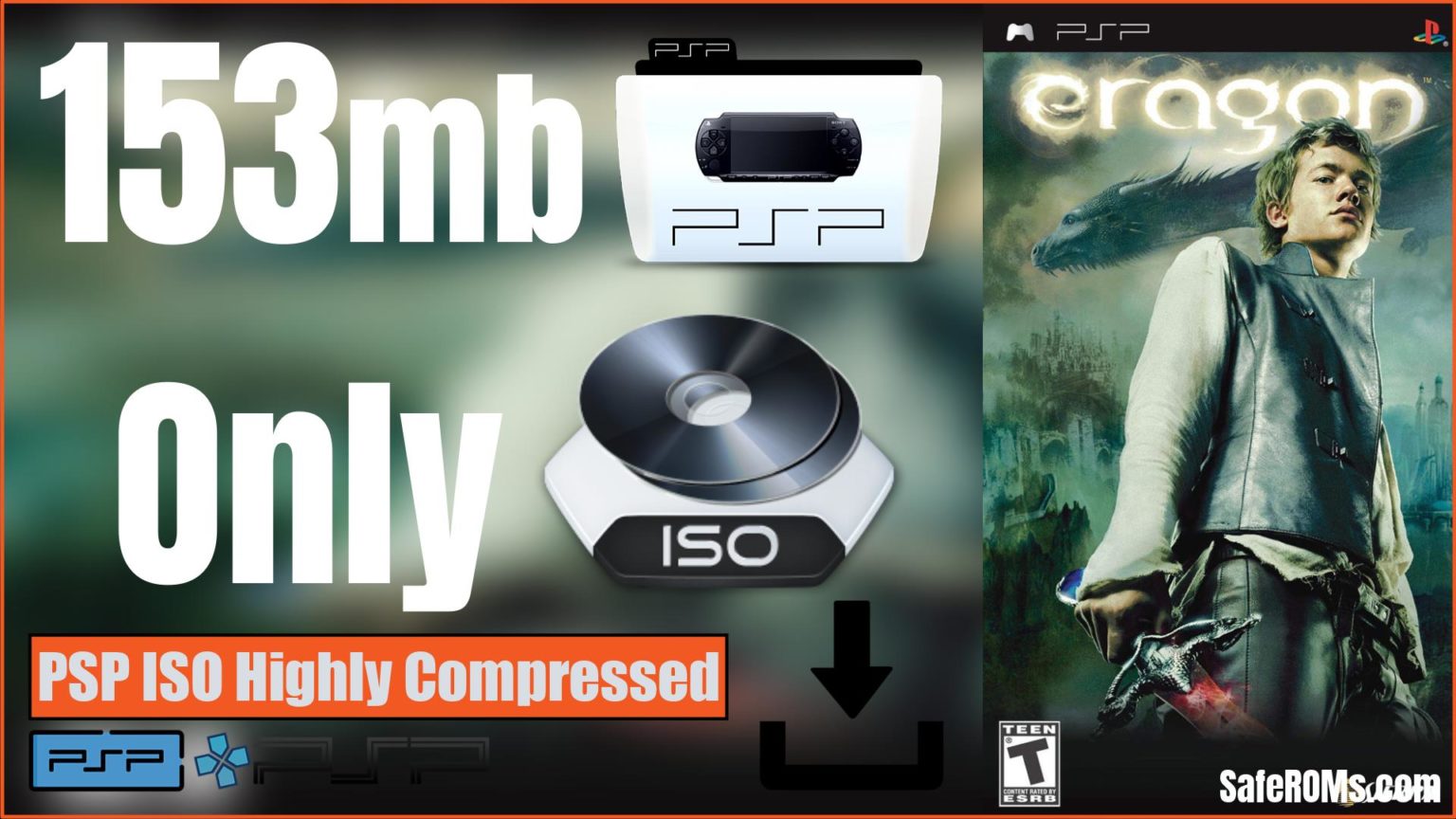 Eragon PSP ISO Highly Compressed (153mb) SafeROMs