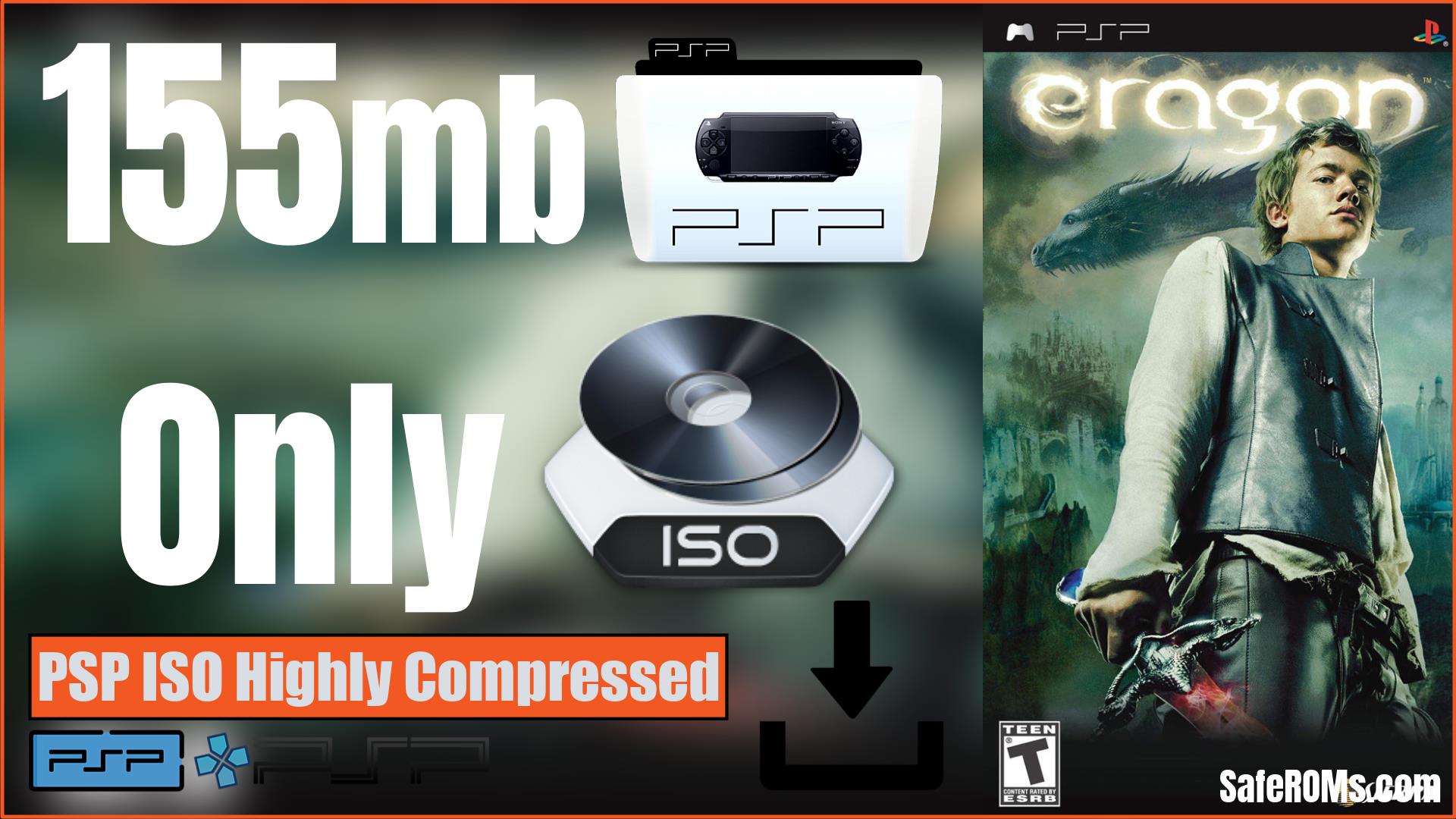 Eragon PSP ISO Highly Compressed Download (155mb)