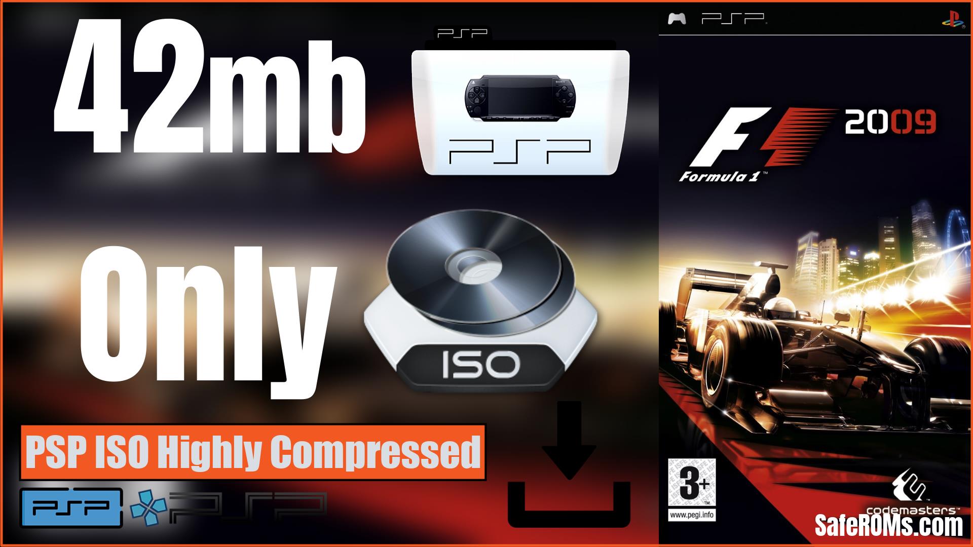 F1 2009 PSP ISO Highly Compressed Download