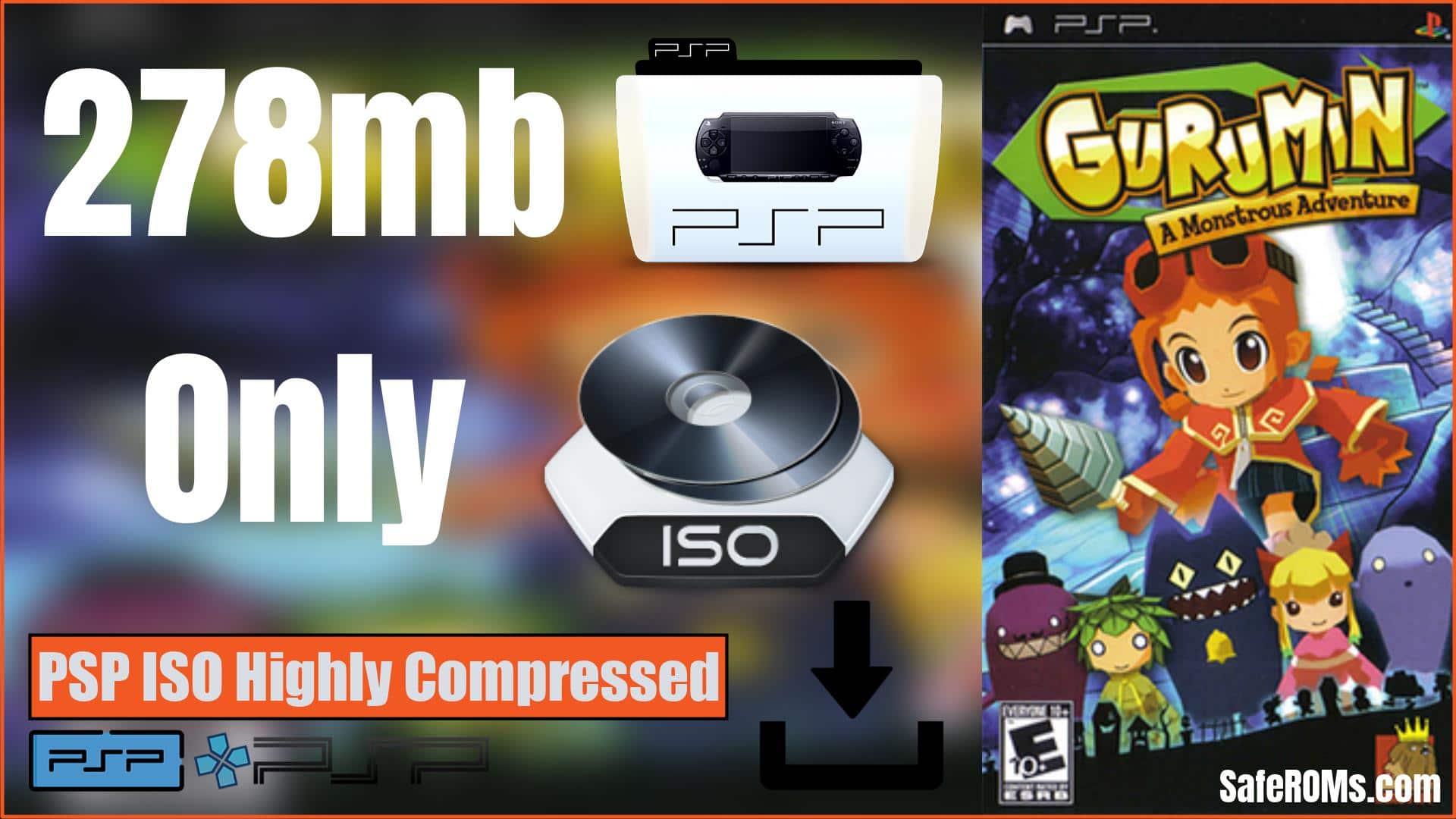 Gurumin A Monstrous Adventure (MAC) PSP ISO Highly Compressed Download