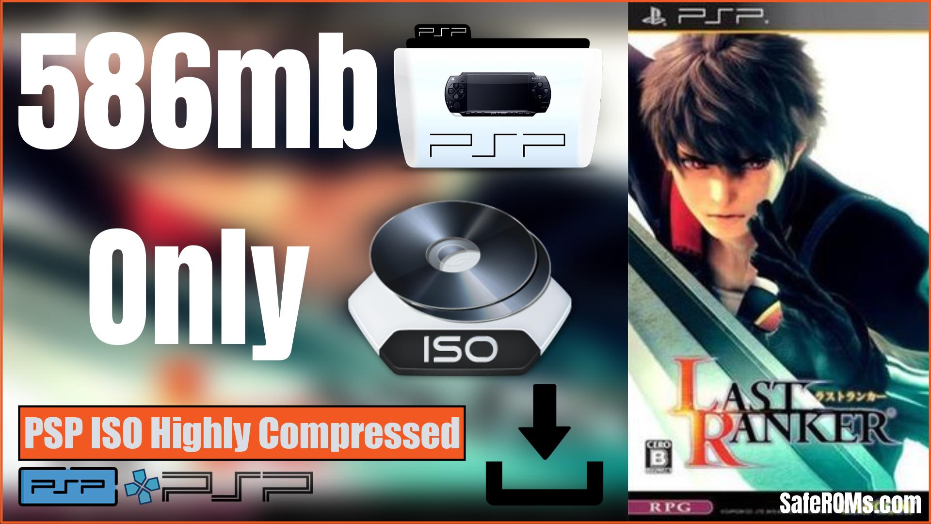 Last Ranker PSP ISO Highly Compressed Download