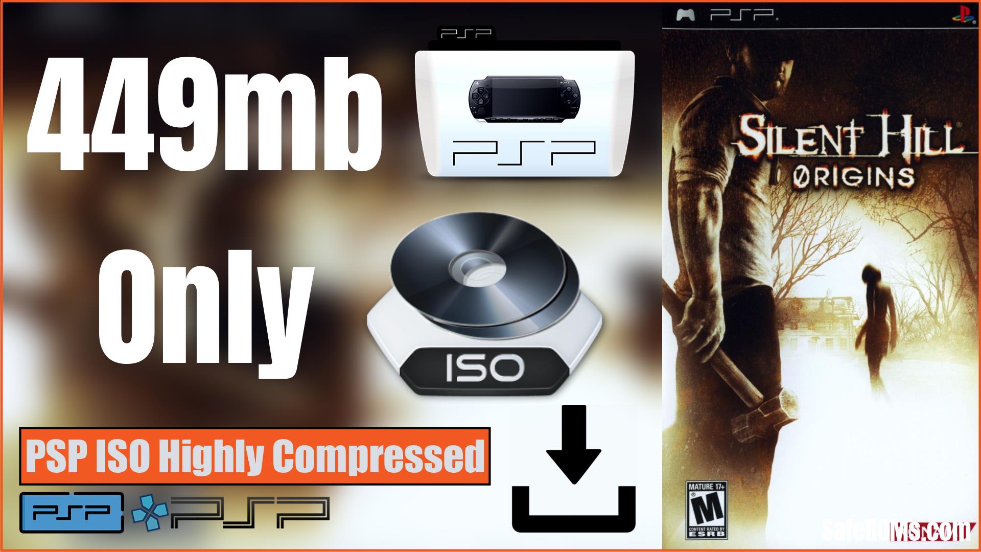 Silent Hill Origins PSP ISO Highly Compressed Download