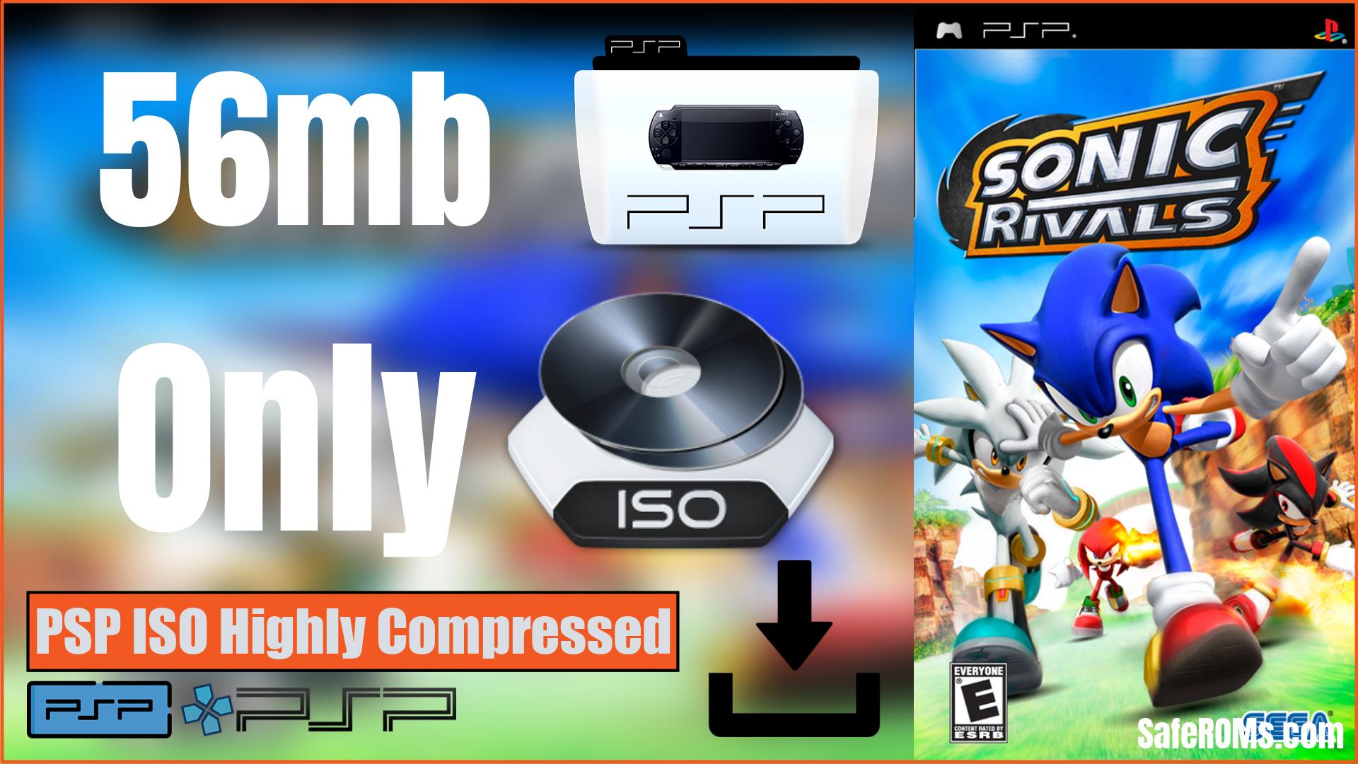 Sonic Rivals PSP ISO Highly Compressed Download