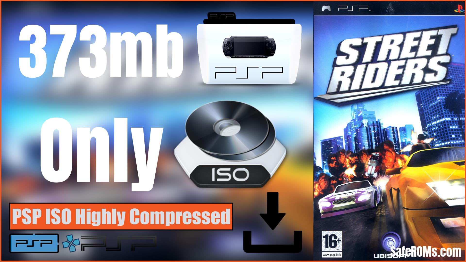 Street Riders PSP ISO Highly Compressed Download