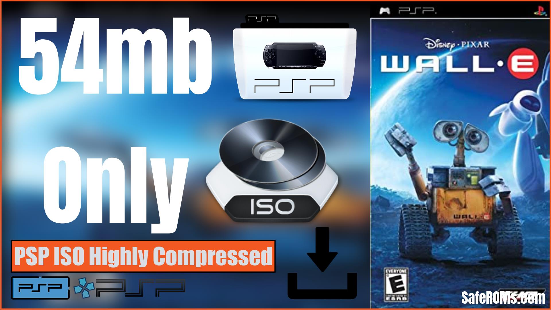 WALL-E PSP ISO Highly Compresssed Download