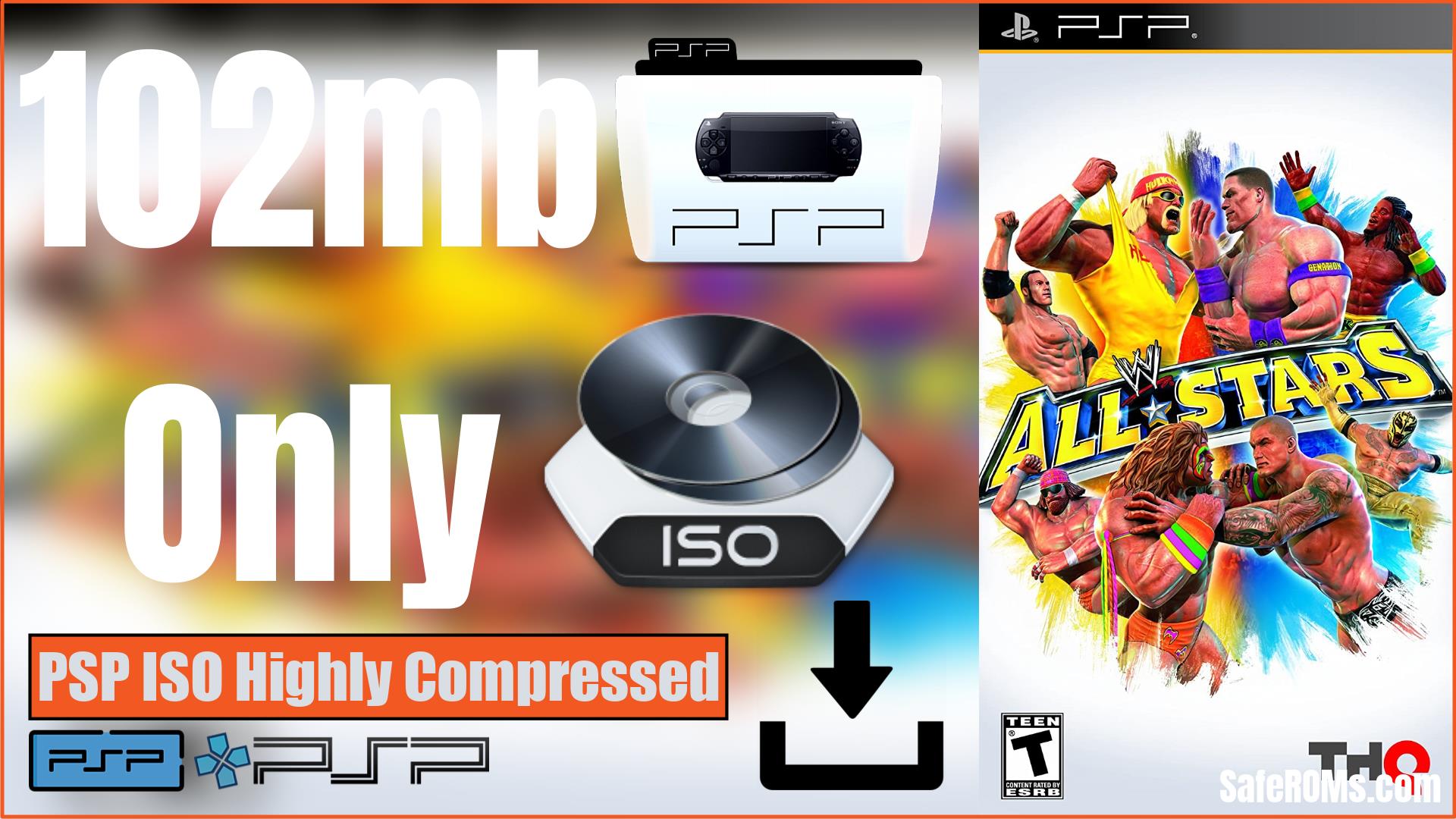 WWE All Stars PSP ISO Highly Compressed Download
