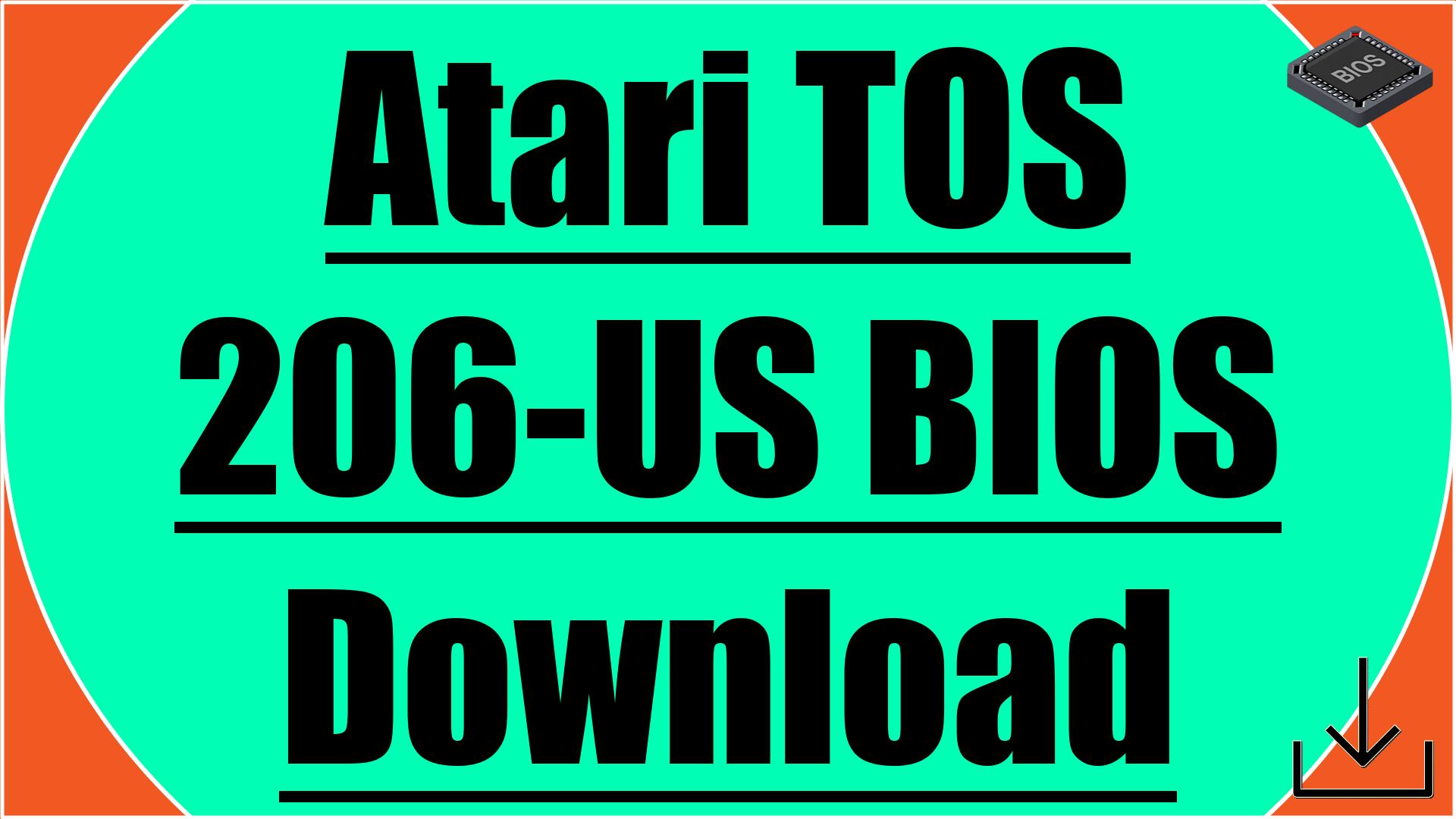 Atari TOS 206-US BIOS Download