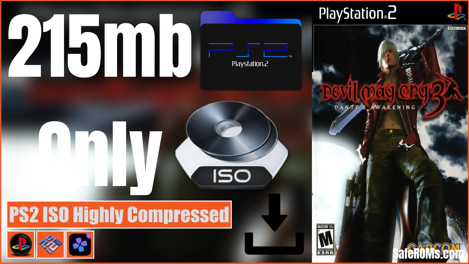 Devil May Cry 3 PS2 ISO Highly Compressed Download
