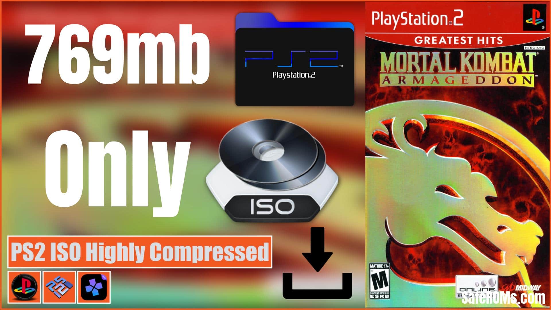 Mortal Kombat - Armageddon PS2 ISO Highly Compressed Download