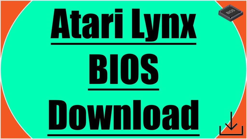 Atari Lynx BIOS Download