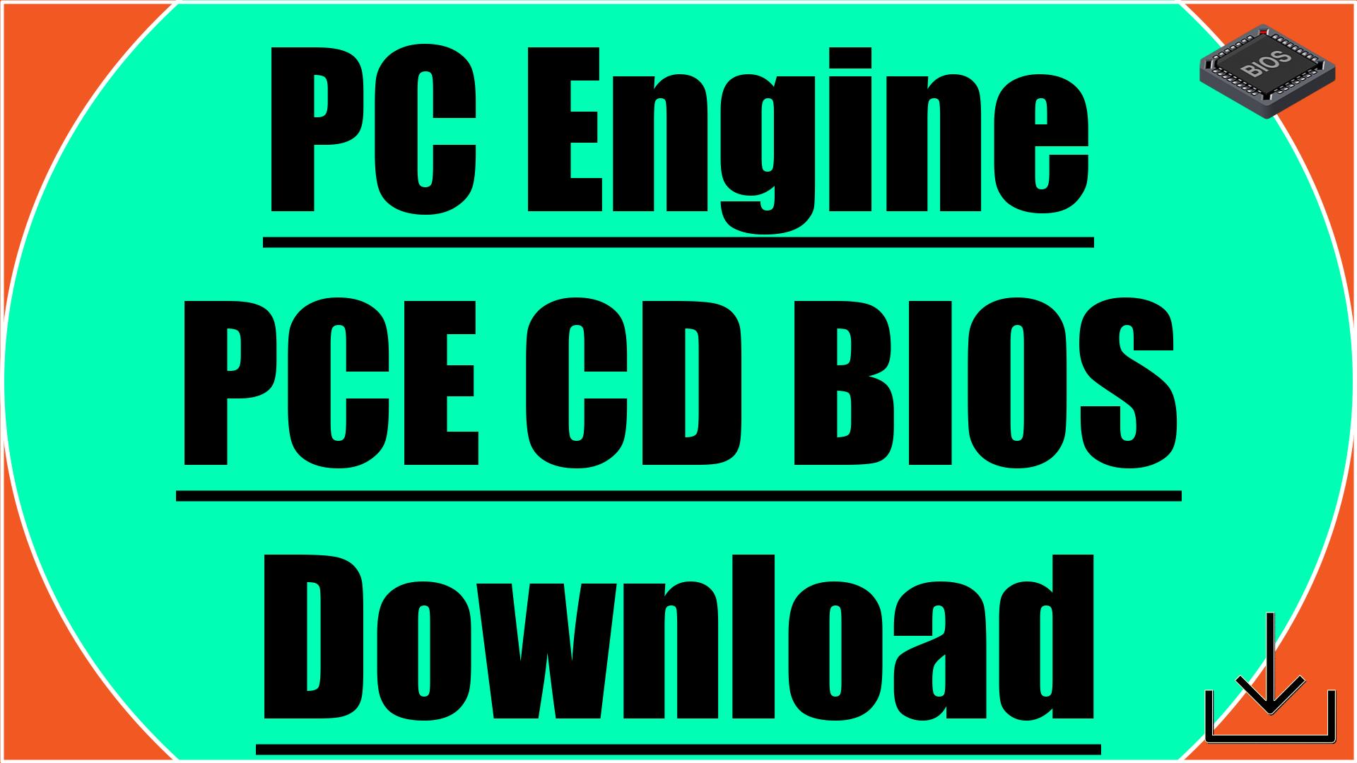 PC Engine - PCE CD BIOS Download
