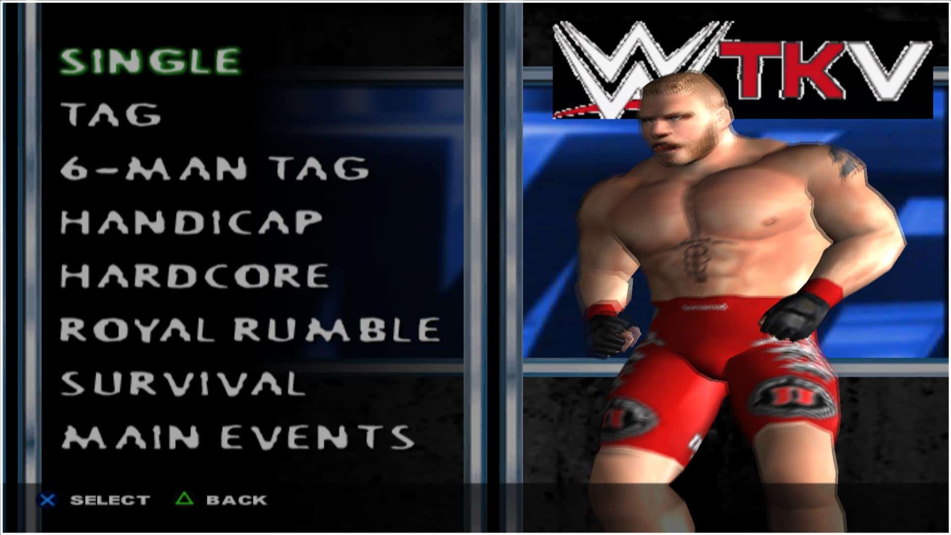 WWE TKV HCTP MOD PS2 ISO Download - SafeROMs