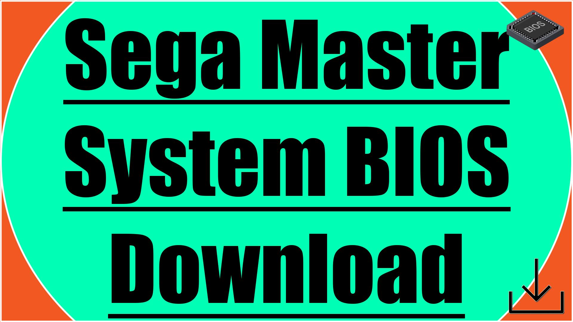 Sega Master System BIOS Download