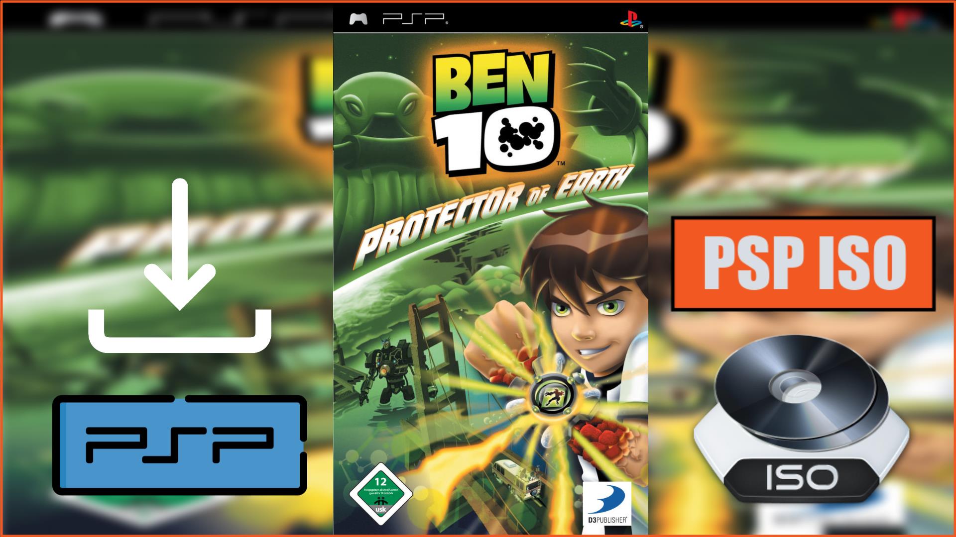 Ben 10 Protector of Earth PSP ISO Download