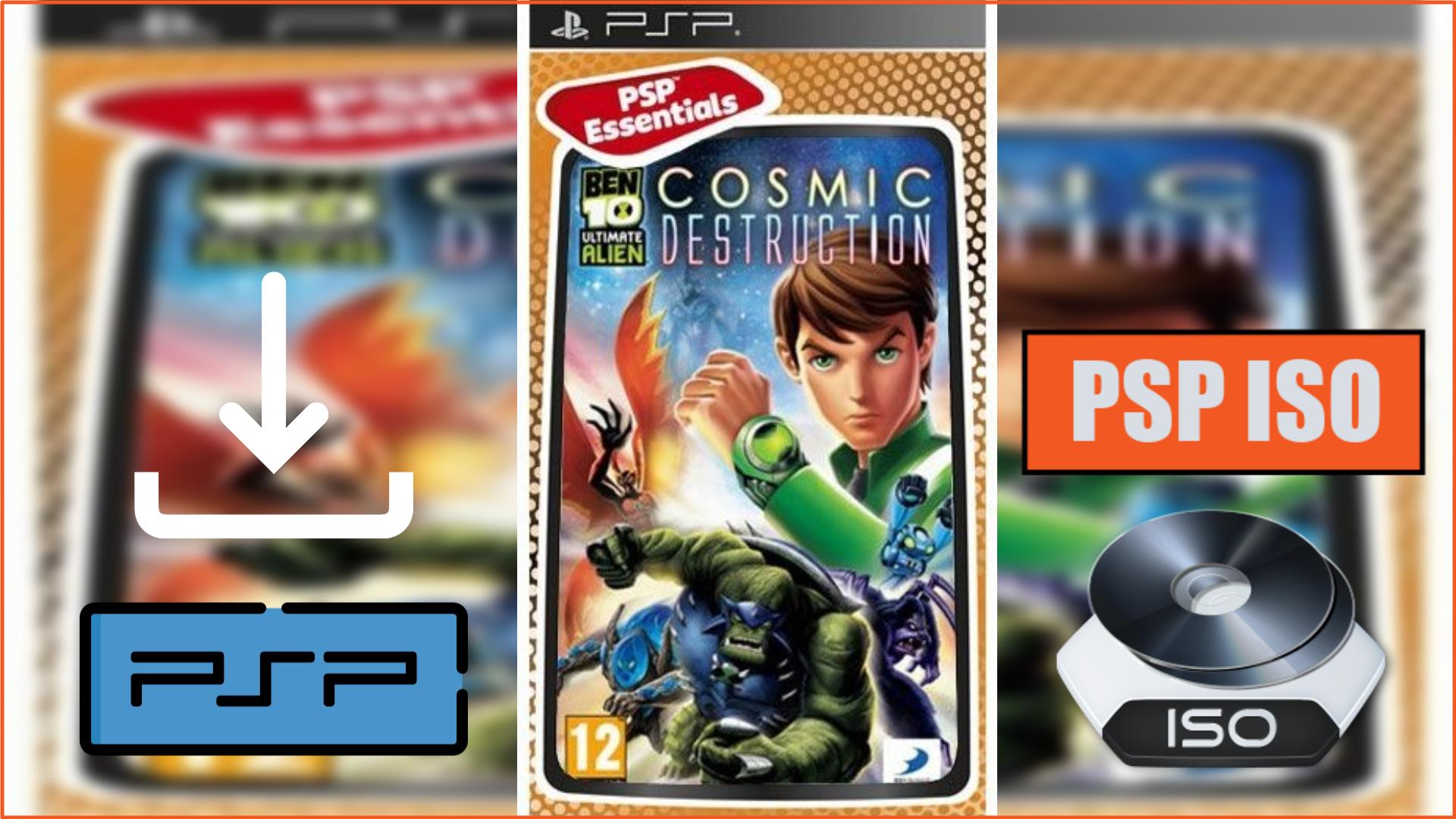 Ben 10 Ultimate Alien Cosmic Destruction PSP ISO Download