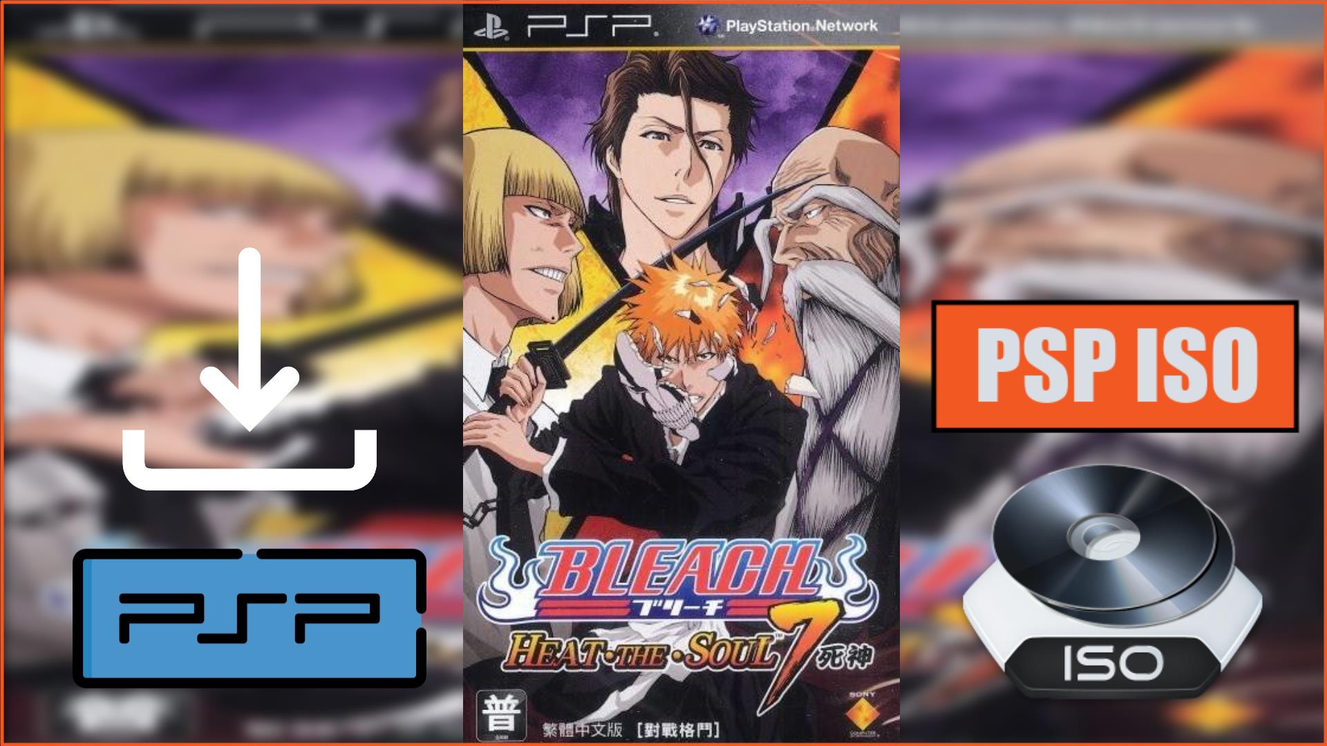 Bleach Heat the Soul 7 PSP ISO Download