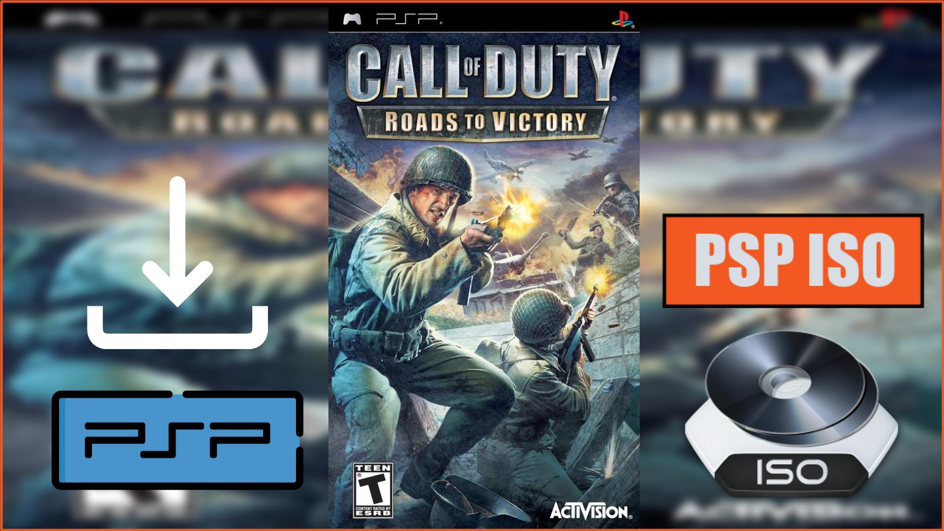 Call of Duty Roads to Victory PSP ISO Download