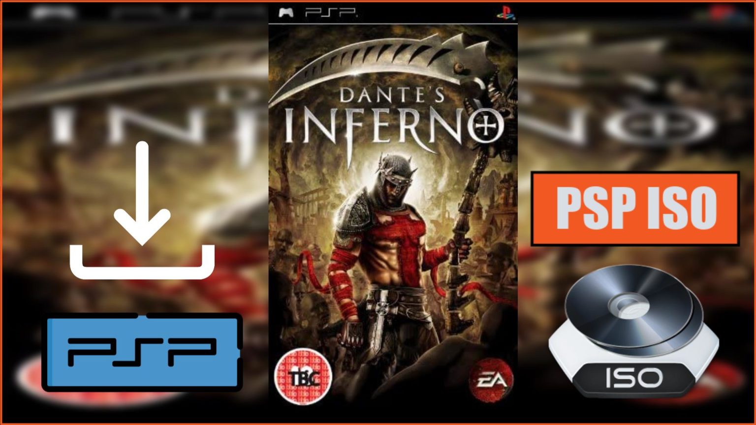 Dante's Inferno PSP ISO Download - SafeROMs