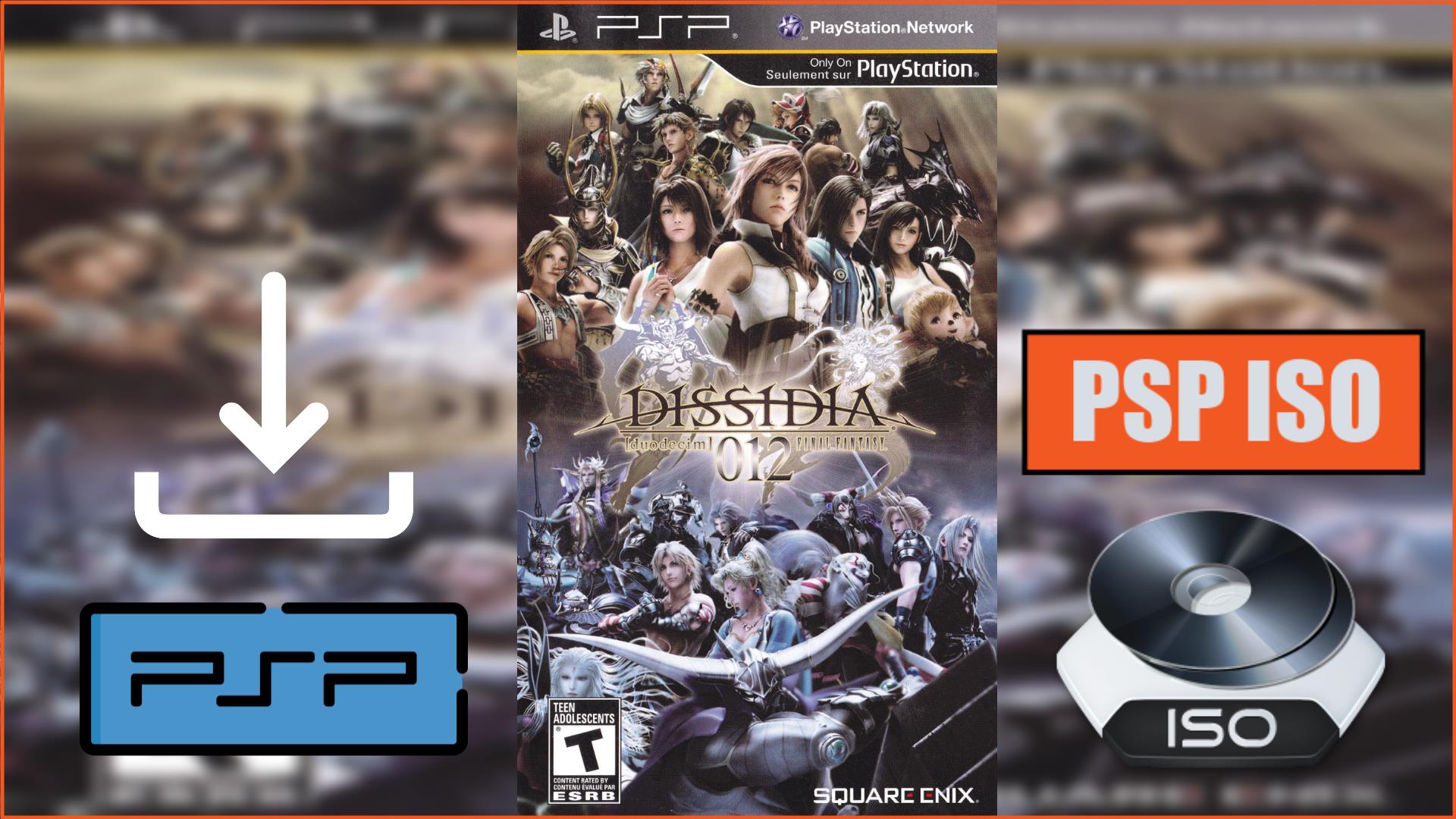 Dissidia 012 Final Fantasy PSP ISO Download