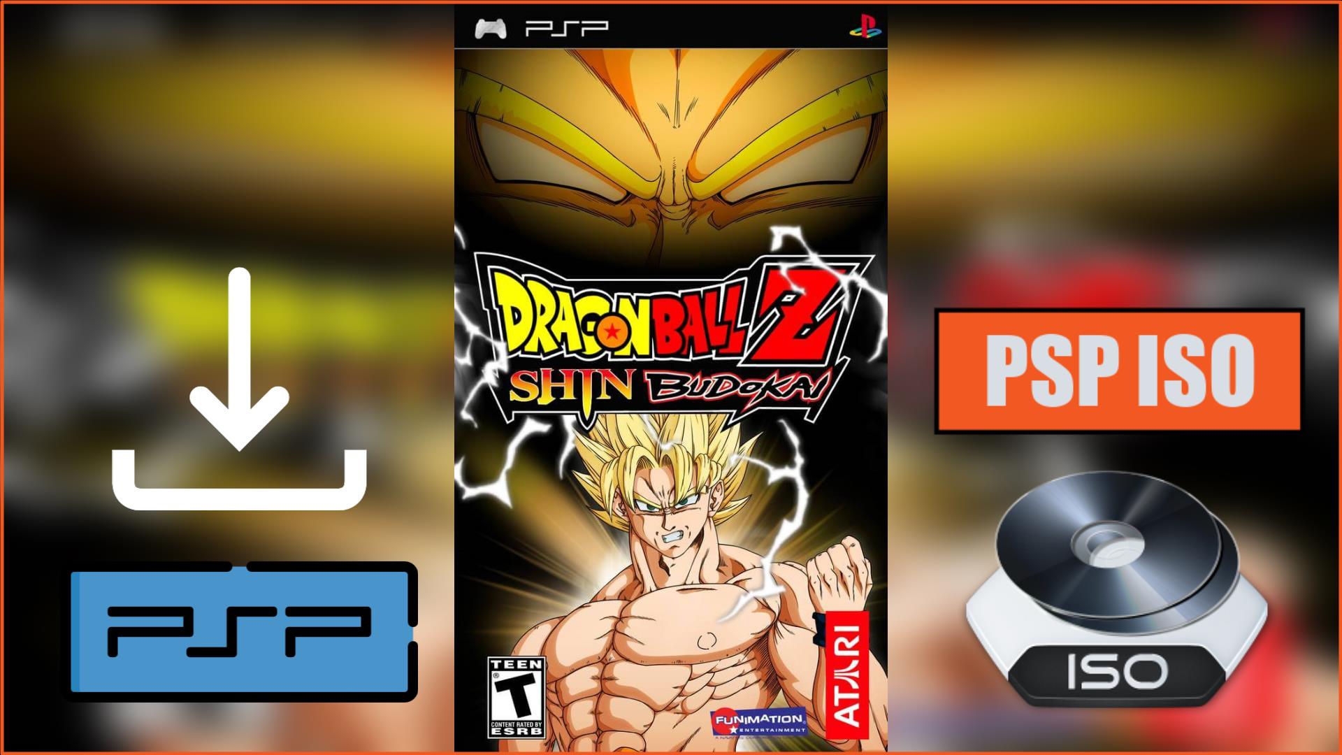 Dragon Ball Z Shin Budokai PSP ISO Download