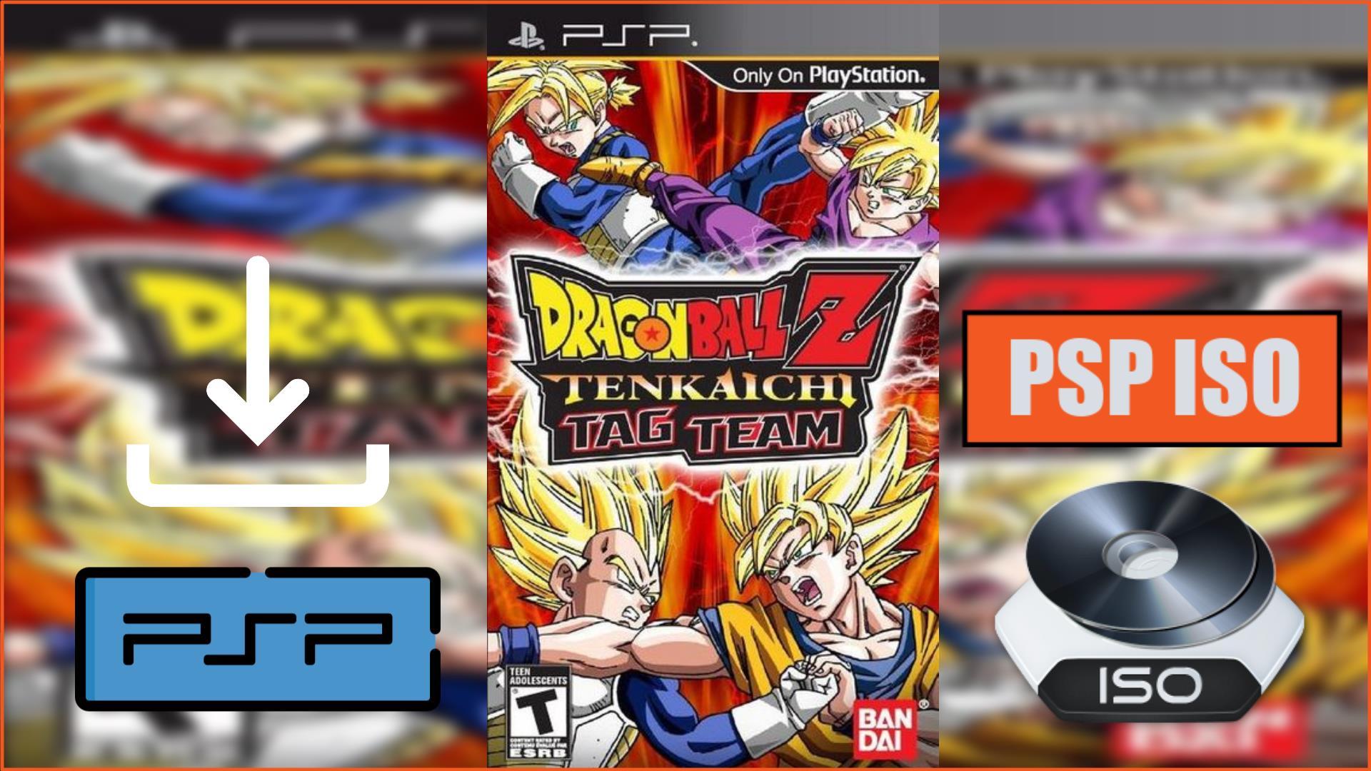 50 MB! DBZ TENKAICHI TAG TEAM LITE DEMO PARA PPSSPP/ANDROID