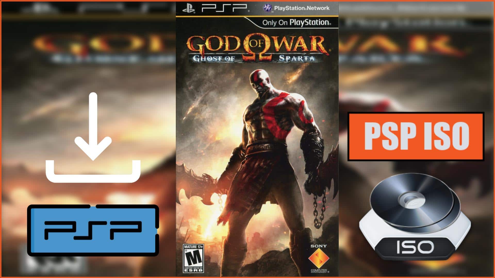 God of War Ghost of Sparta PSP ISO Download - SafeROMs