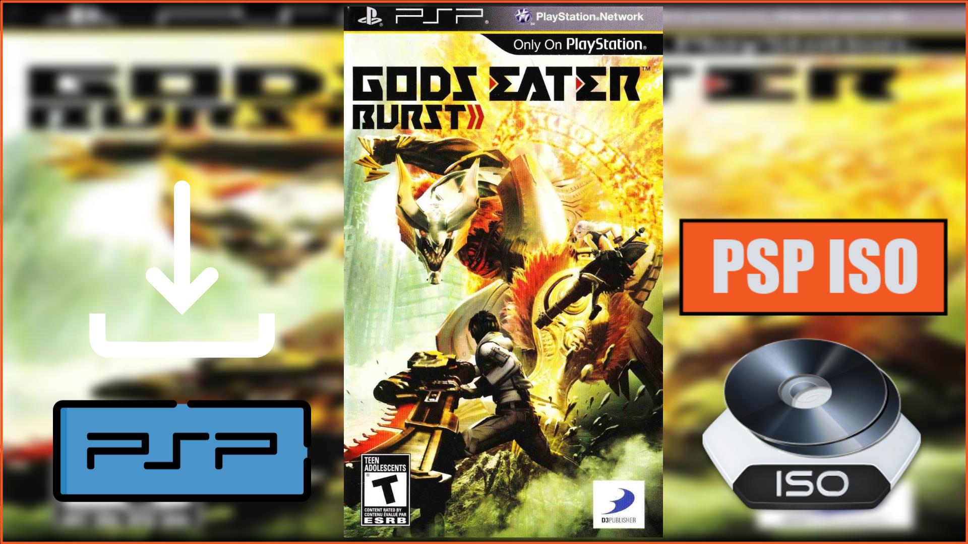 Gods Eater Burst PSP ISO Download
