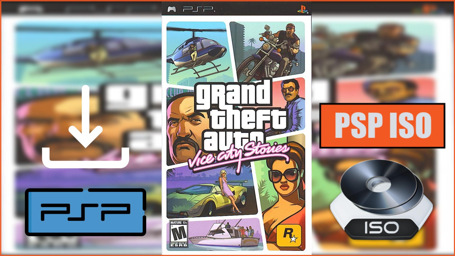 Grand Theft Auto Vice City Stories PSP ISO Download