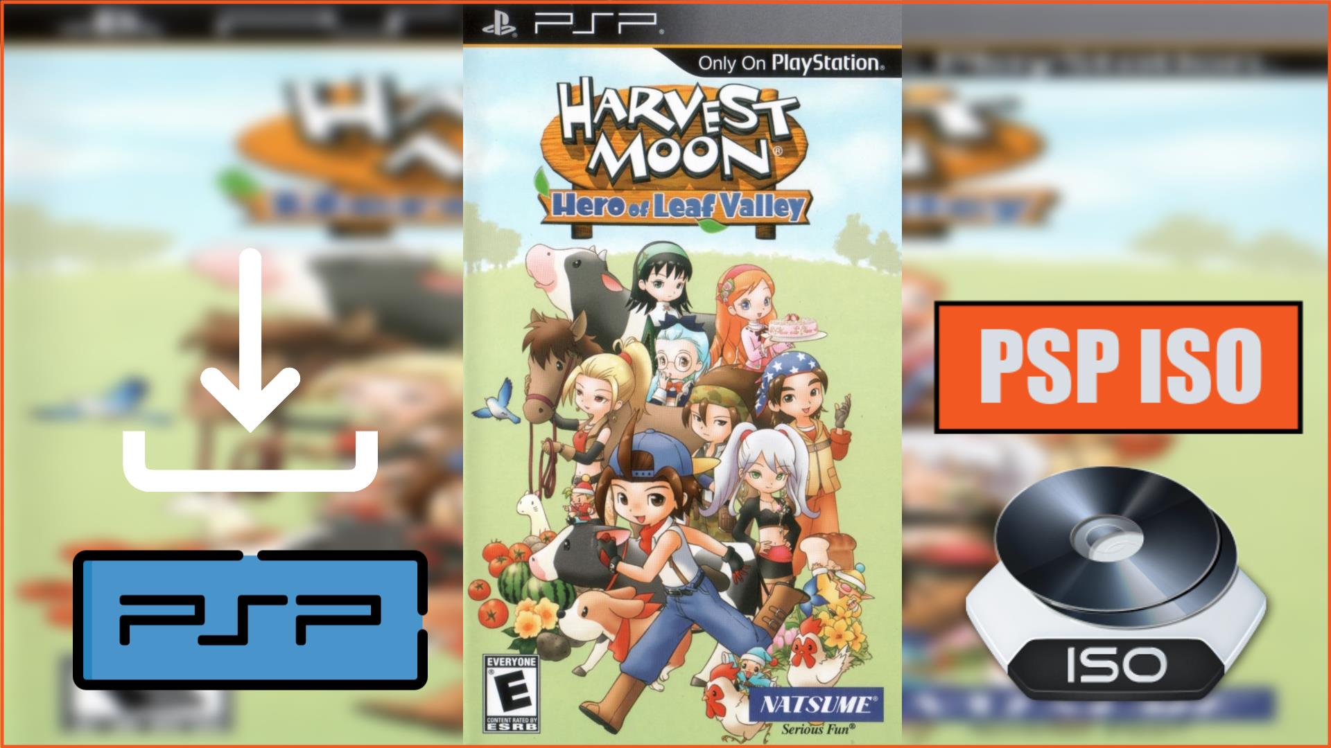 Harvest Moon Hero of Leaf Valley PSP ISO Download