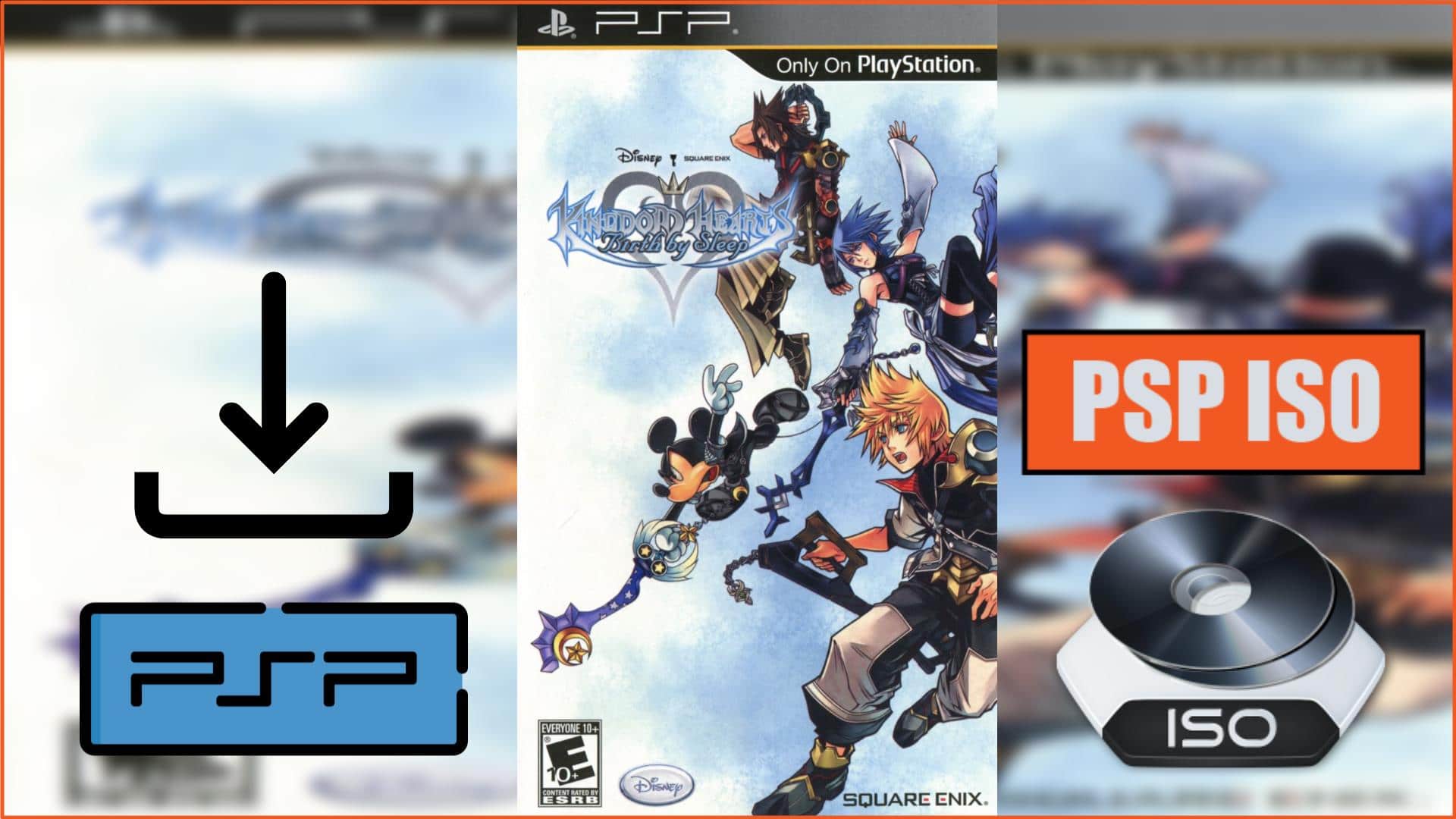 Kingdom Hearts Birth by Sleep PSP ISO Download