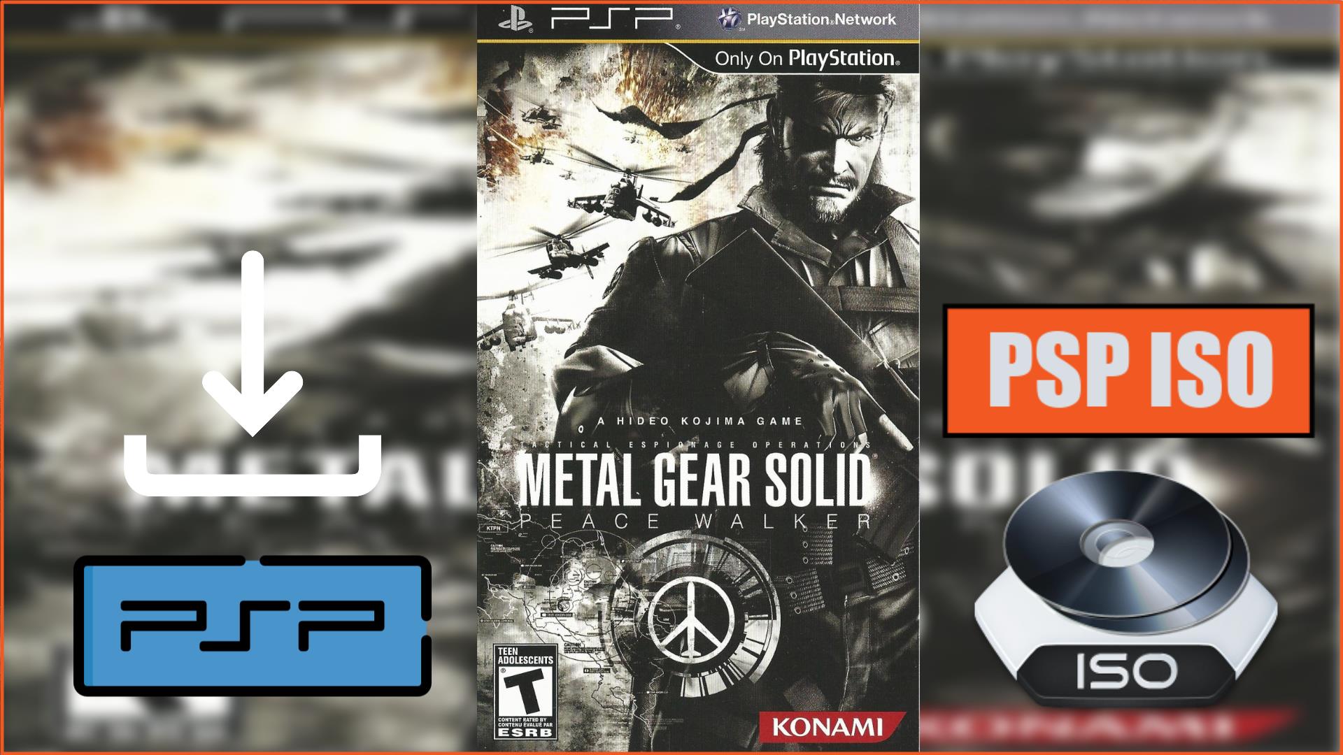 Metal Gear Solid Peace Walker PSP ISO Download