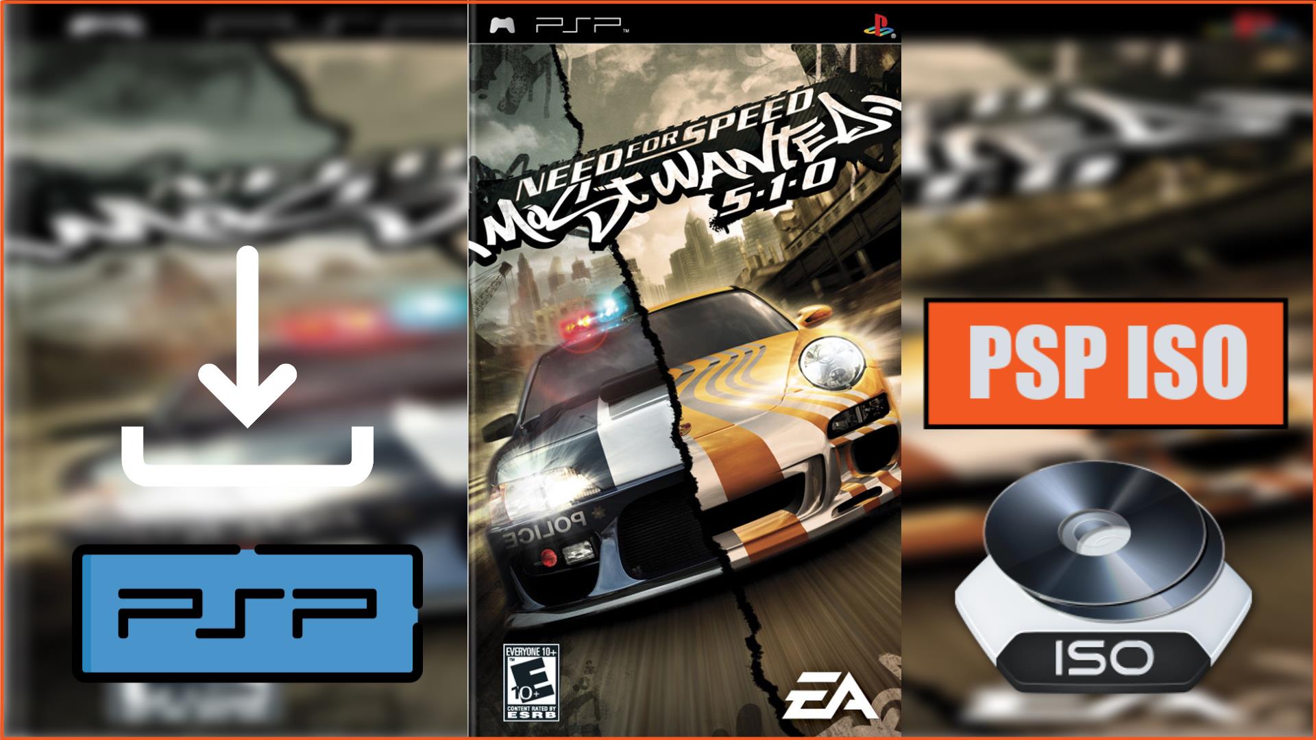 Need for Speed: Most Wanted 5-1-0 - PSP