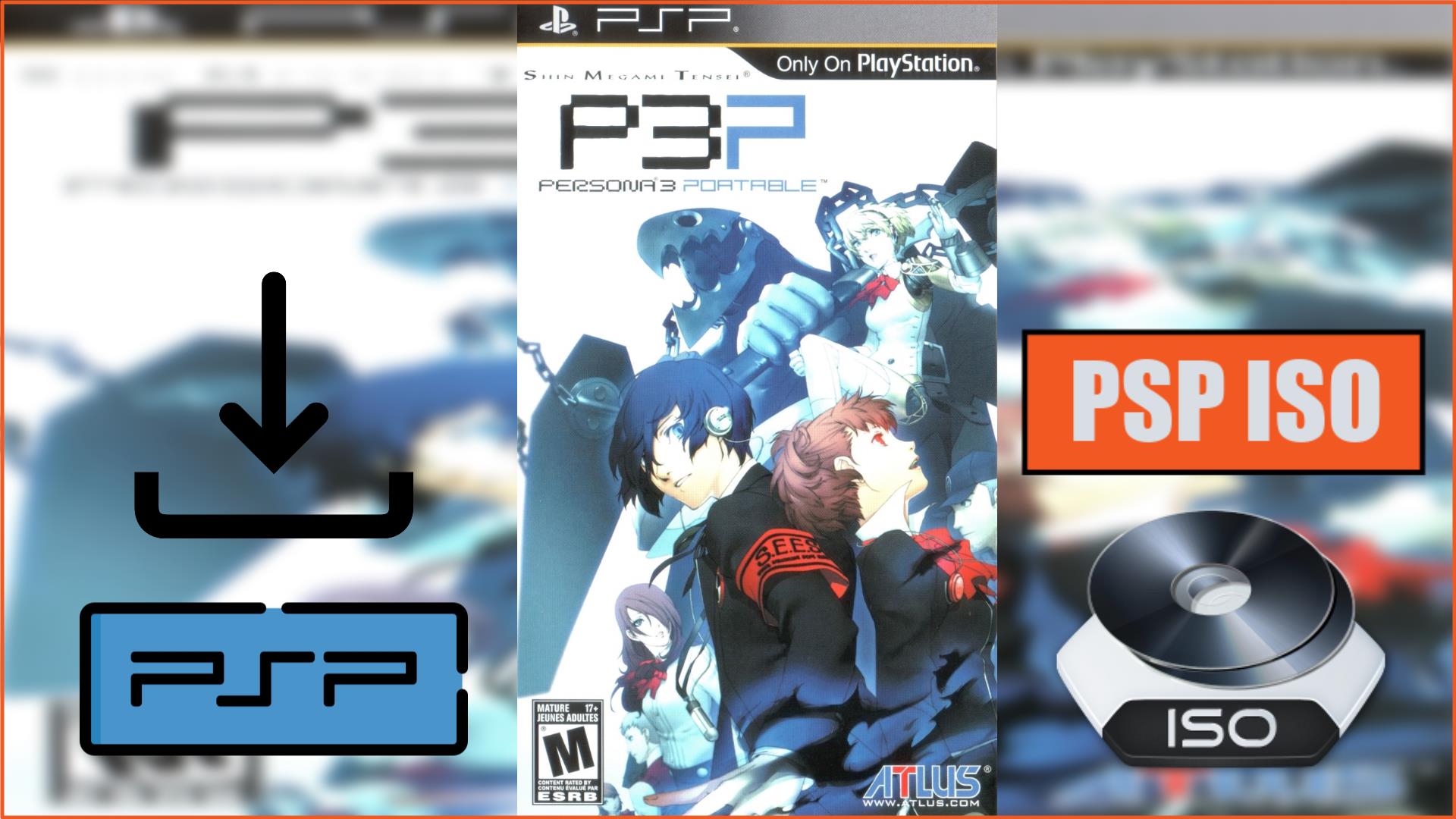 Shin Megami Tensei Persona 3 Portable PSP ISO Download