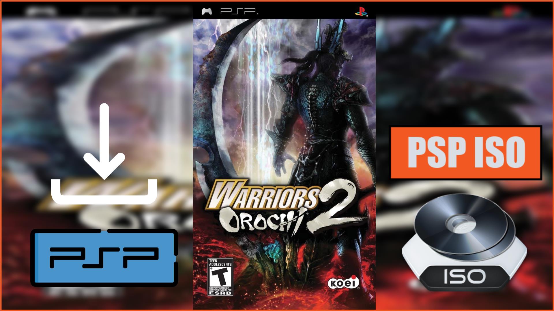 Warriors Orochi 2 PSP ISO Download